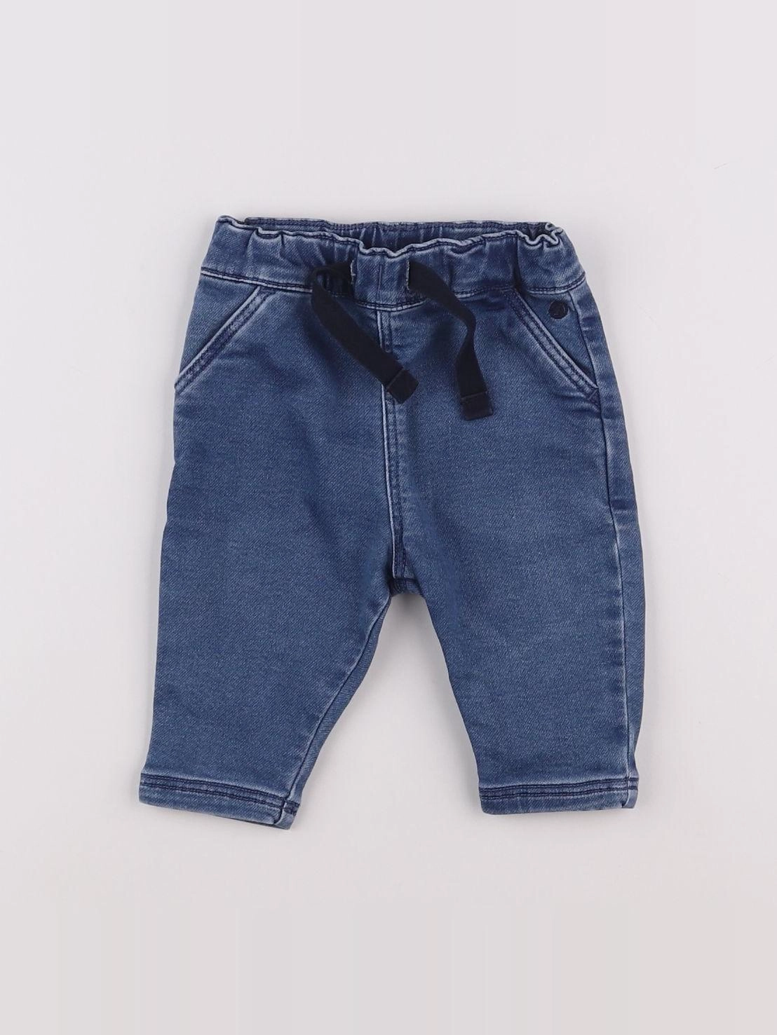 Petit Bateau - jean bleu - 3 mois