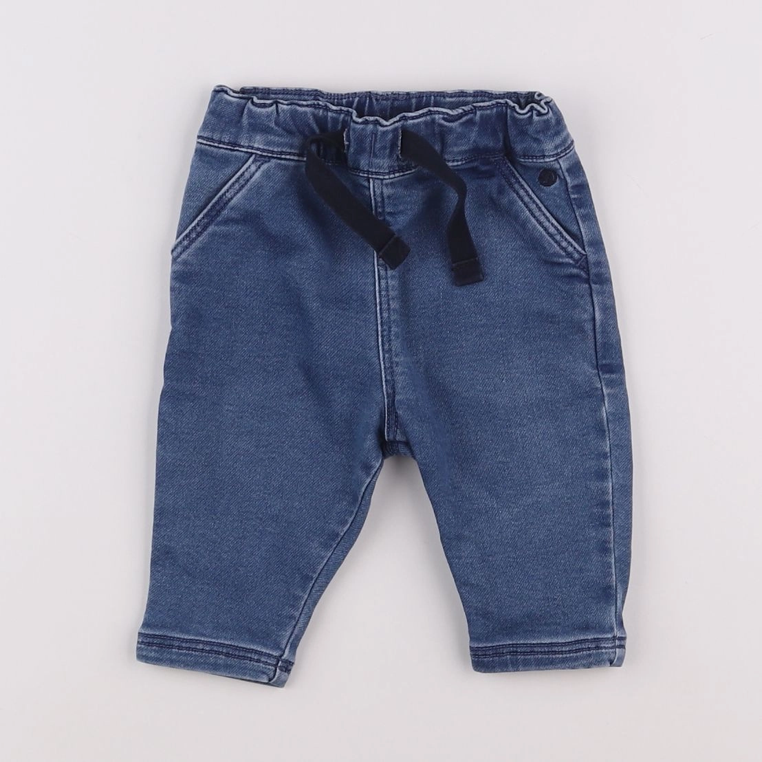 Petit Bateau - jean bleu - 3 mois