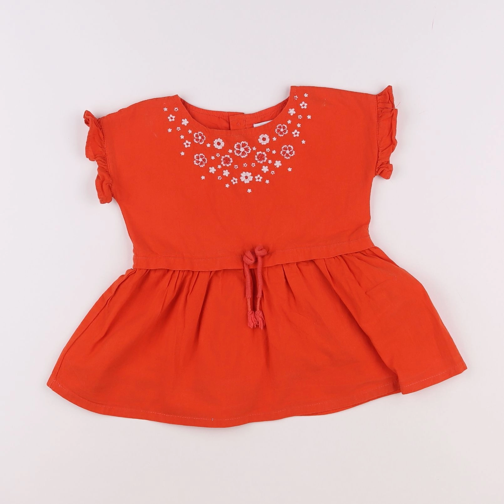 Vertbaudet - robe orange - 2 ans