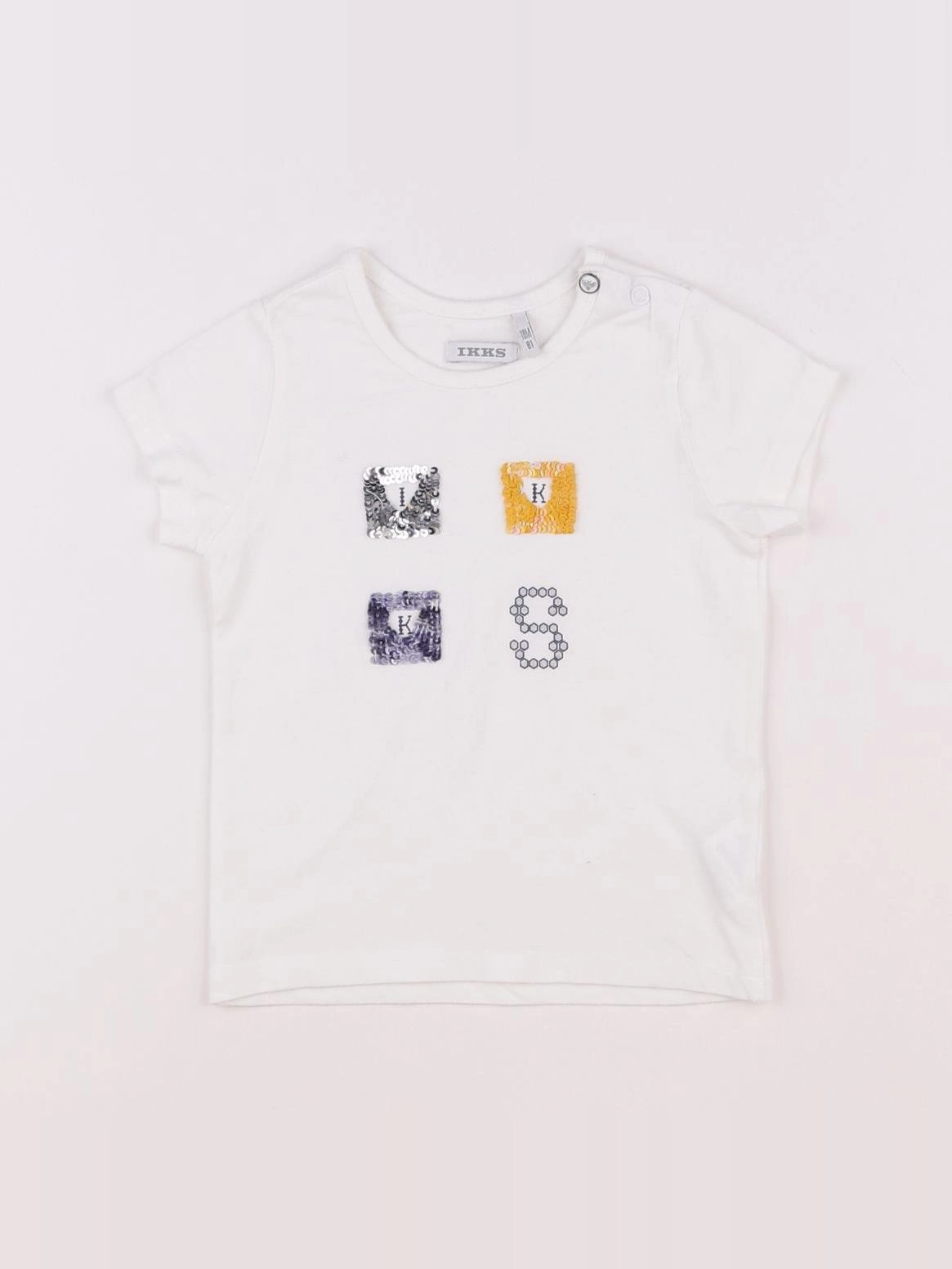 IKKS - tee-shirt blanc - 18 mois
