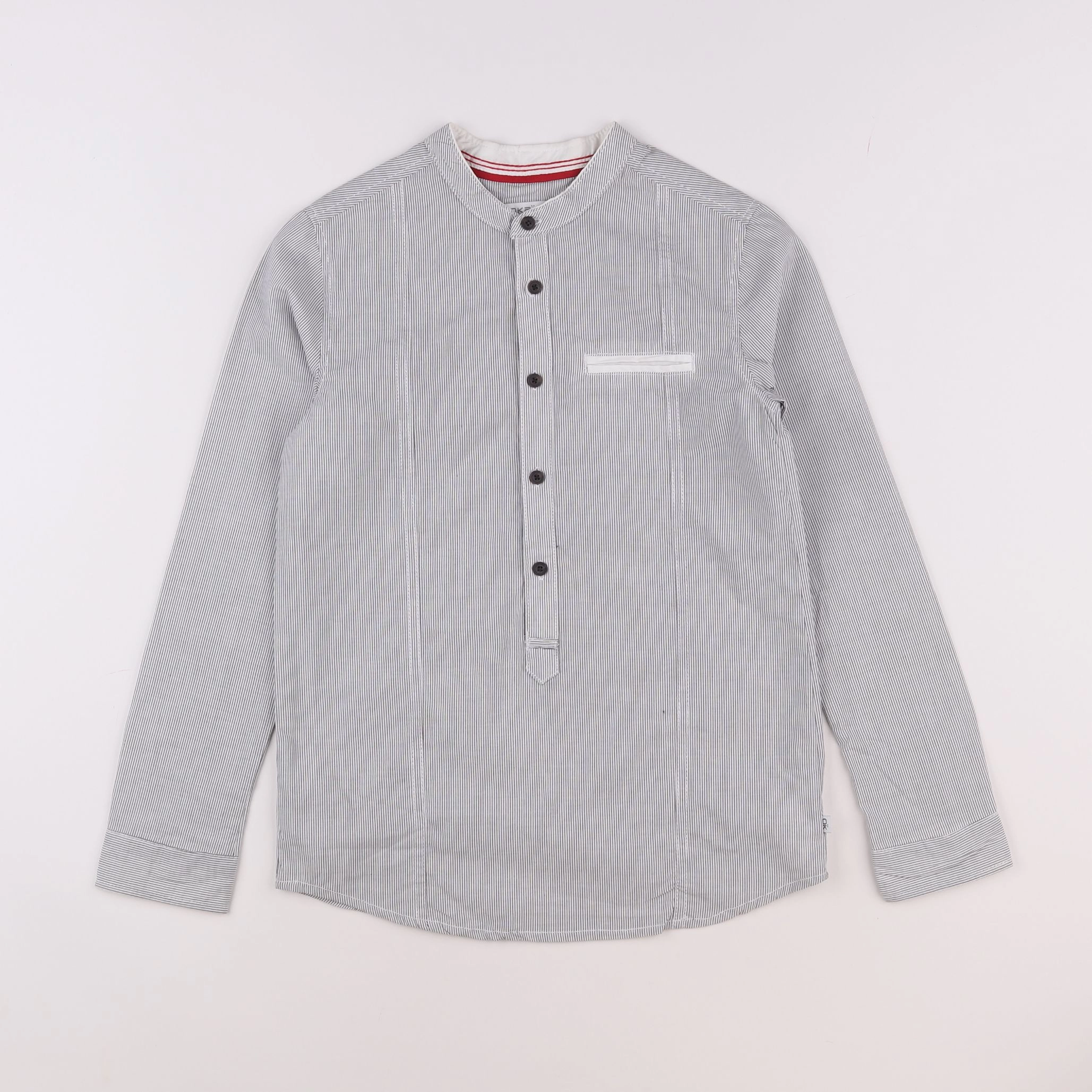 Okaidi - chemise gris - 10 ans