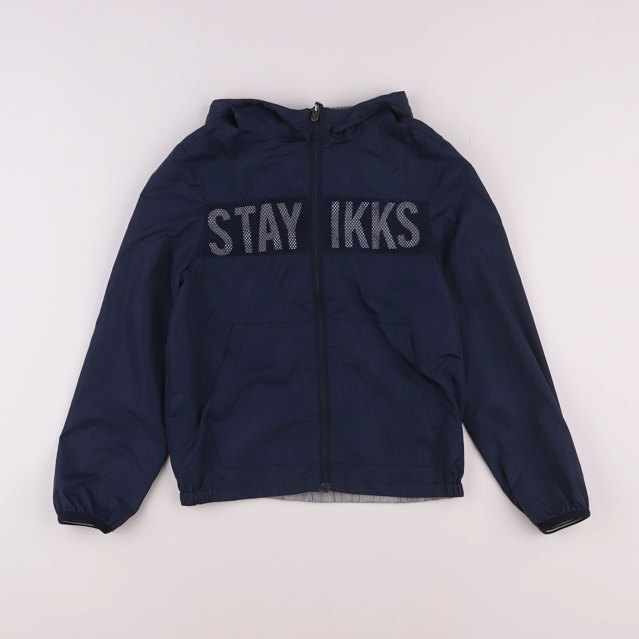 IKKS - coupe-vent bleu - 10 ans