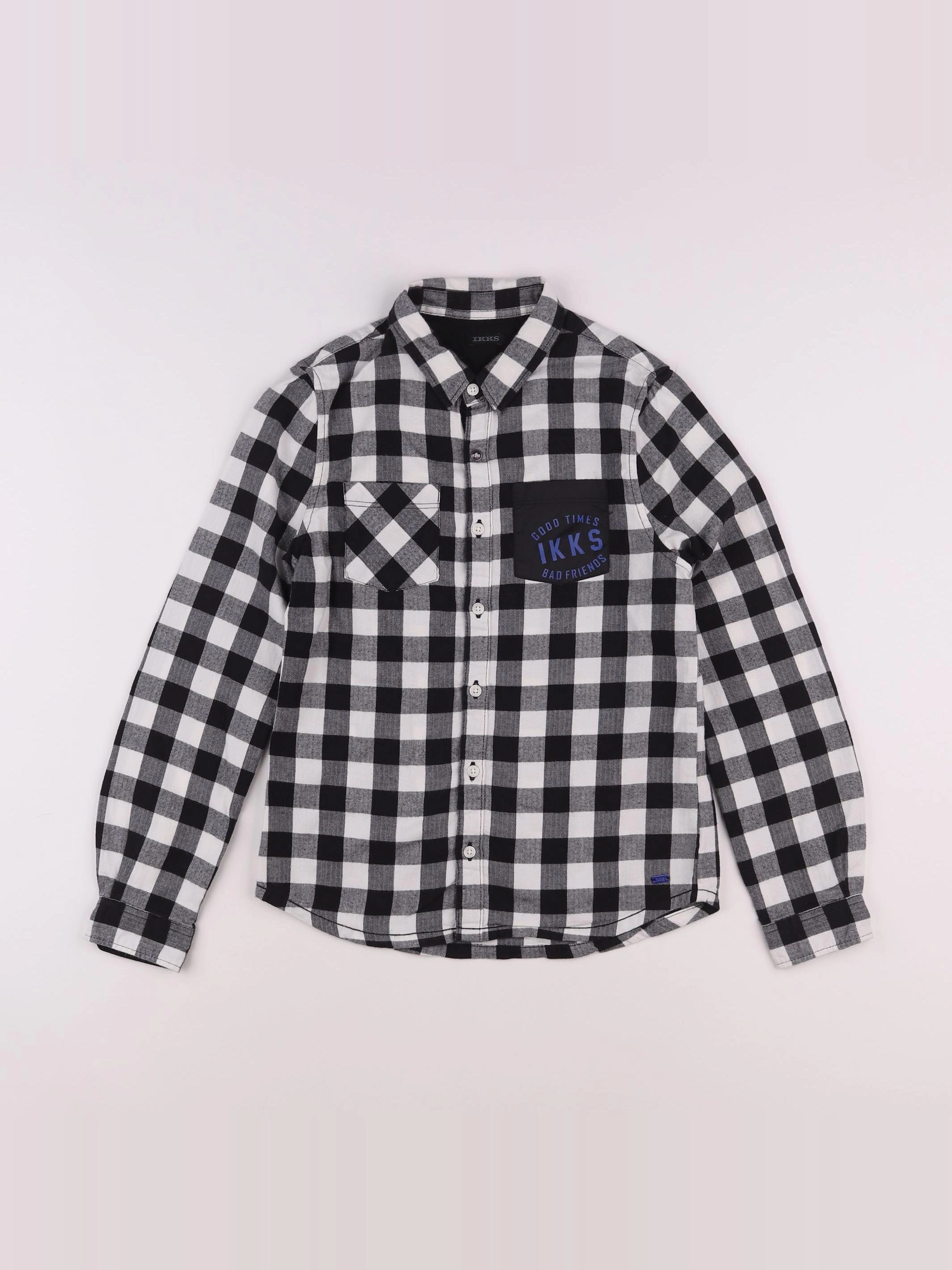IKKS - chemise noir - 10 ans