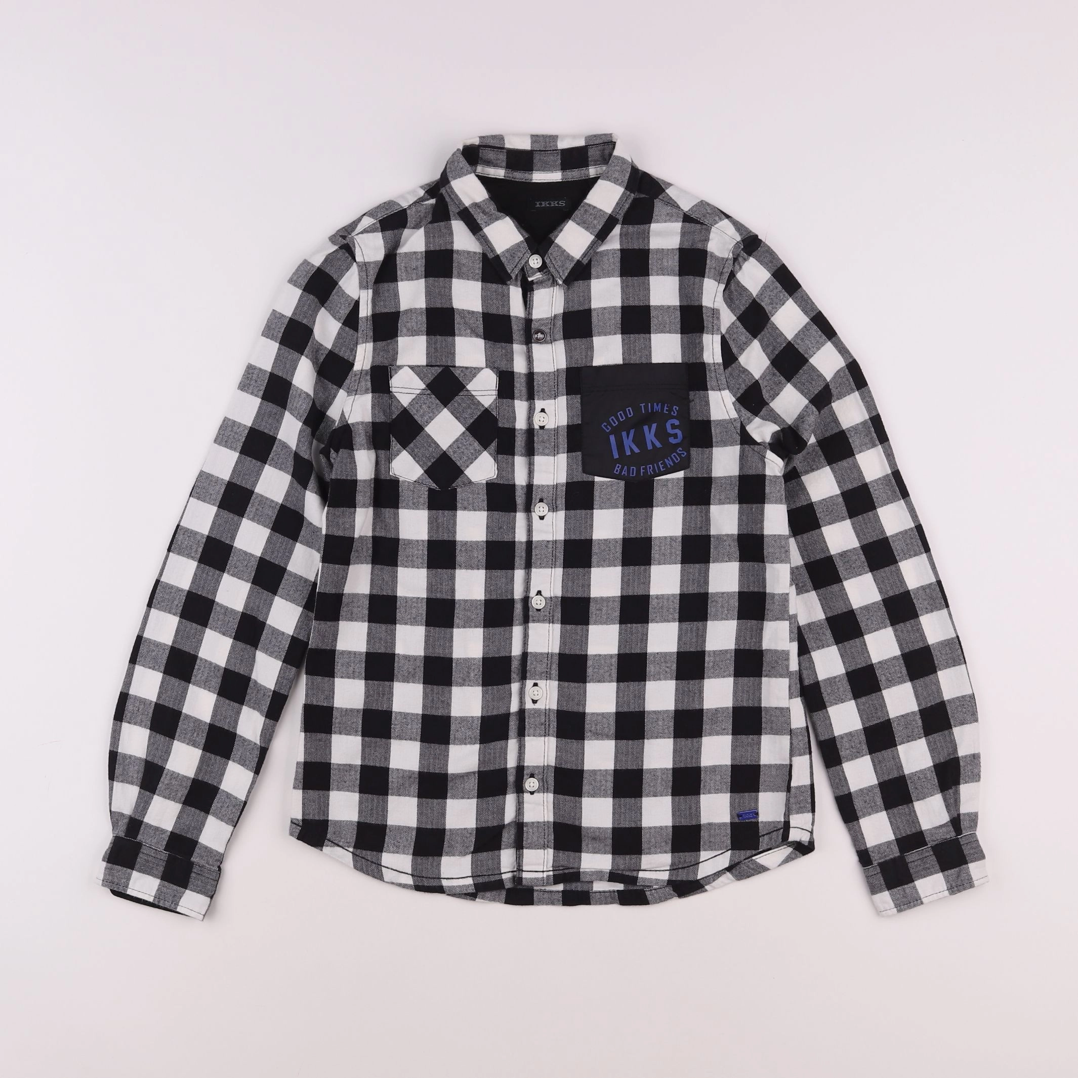IKKS - chemise noir - 10 ans