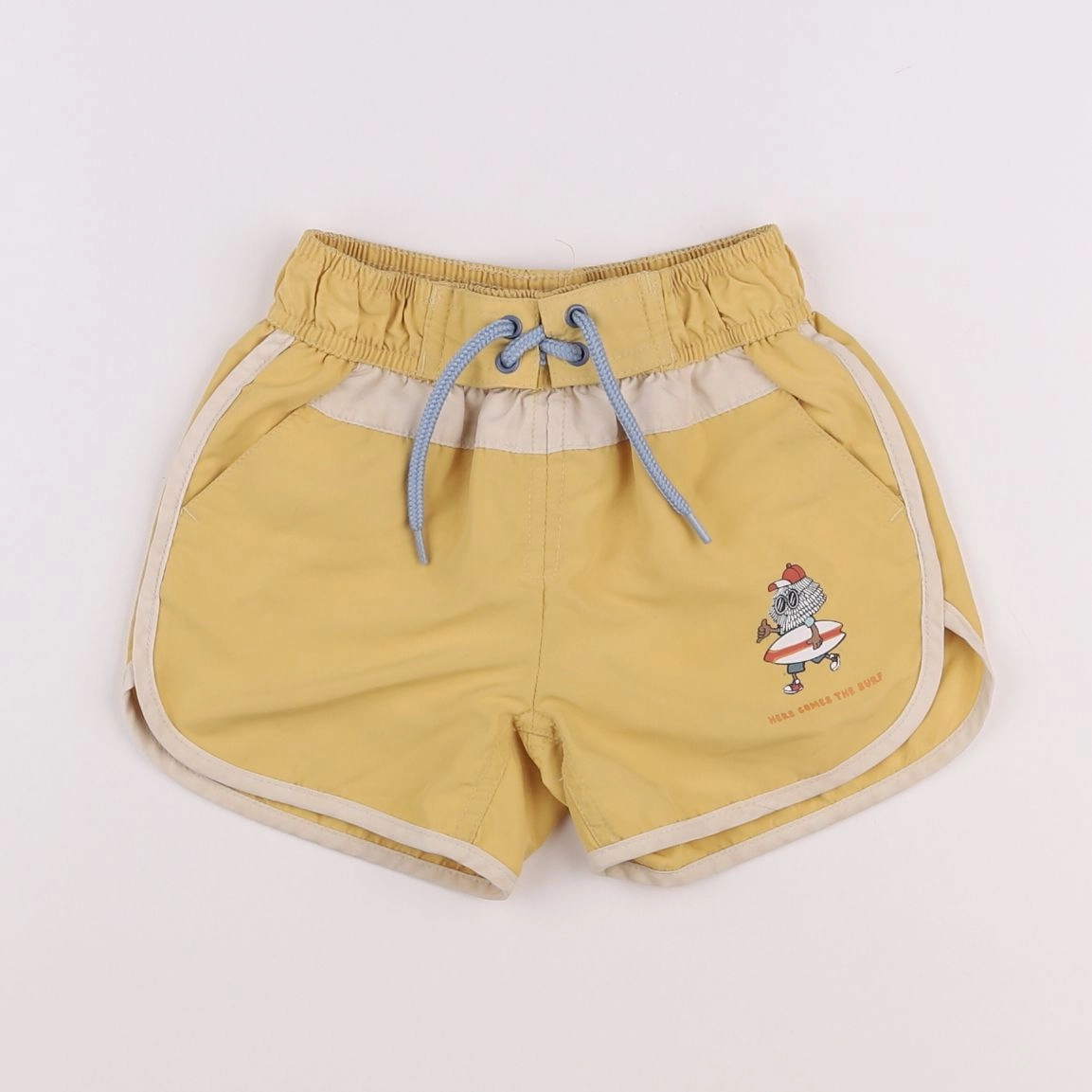 Vertbaudet - maillot de bain jaune - 3 ans