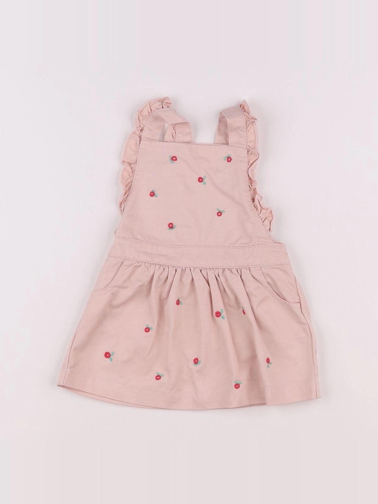 Vertbaudet - robe rose - 9 mois