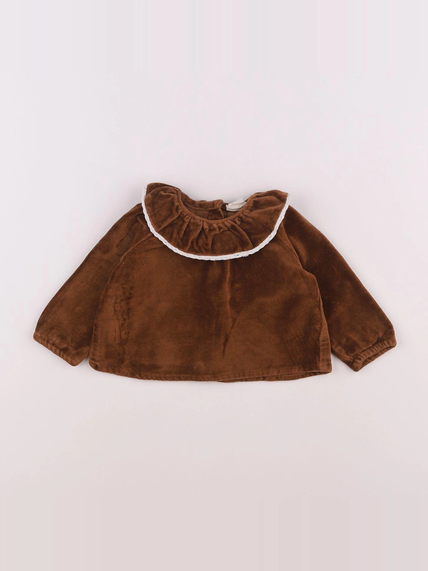 Lililotte - blouse marron - 3/6 mois