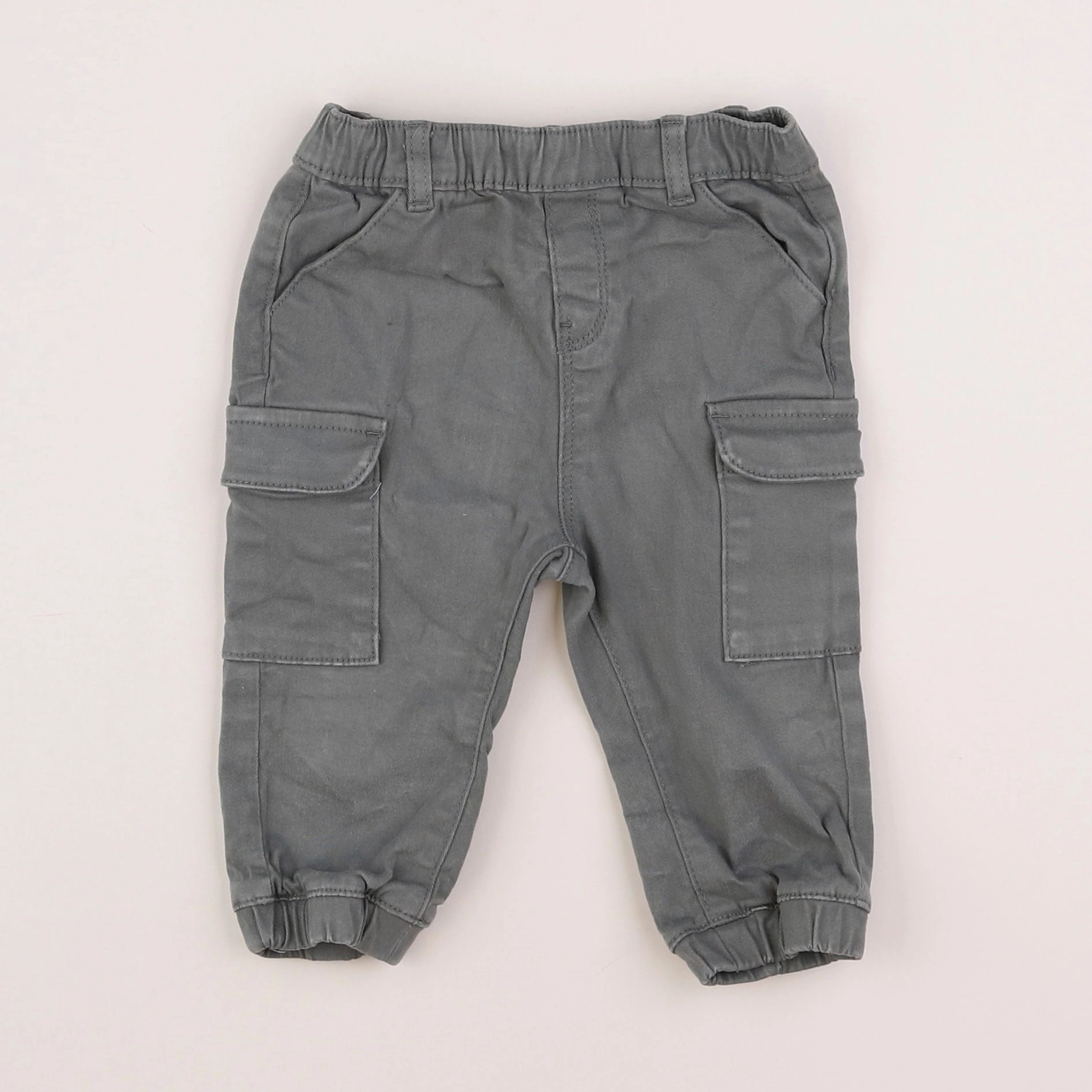 Vertbaudet - pantalon vert - 12 mois