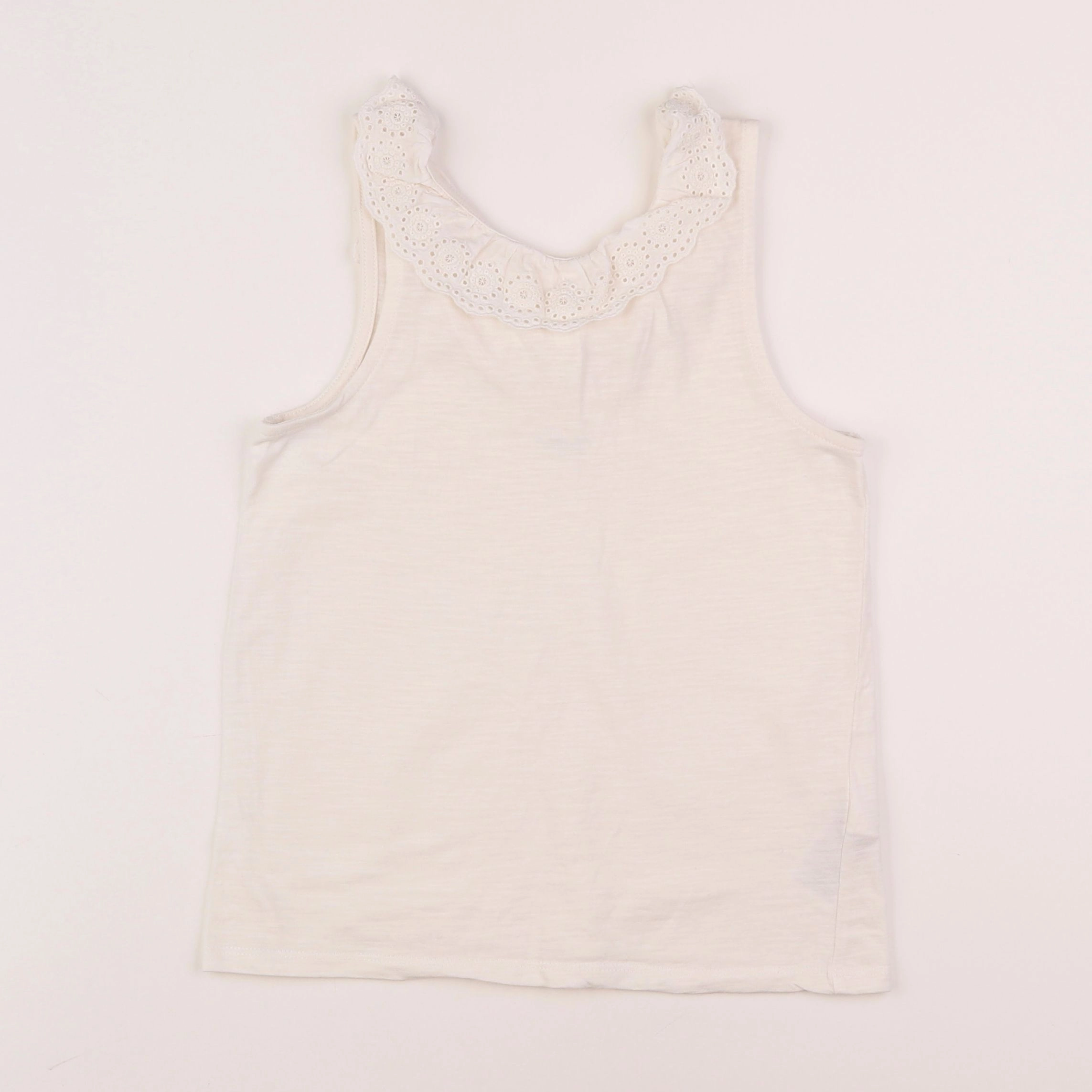Vertbaudet - débardeur beige - 8 ans