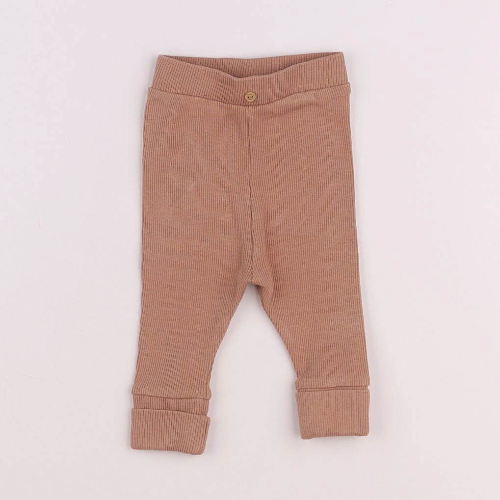 Vertbaudet - legging marron - 3 mois