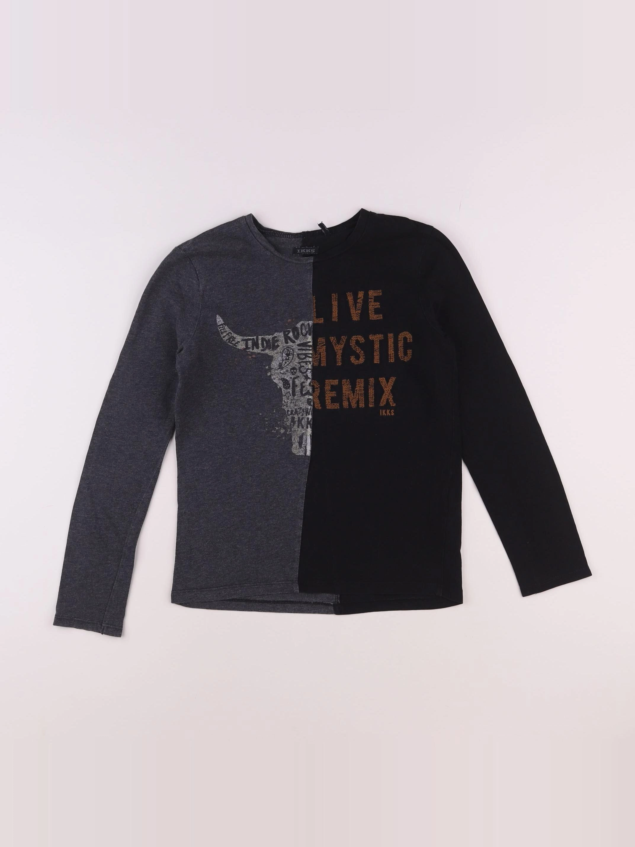 IKKS - tee-shirt gris - 10 ans