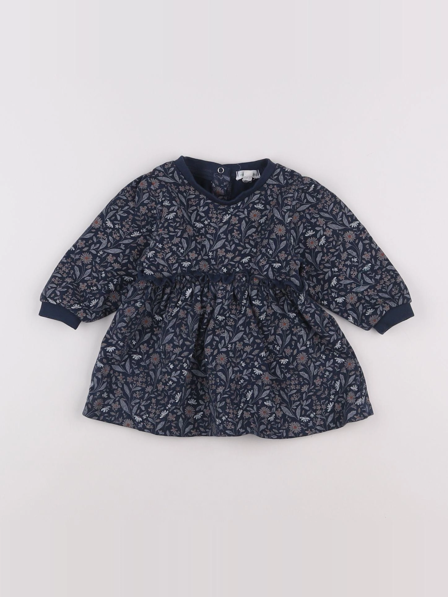 Vertbaudet - robe bleu - 6 mois