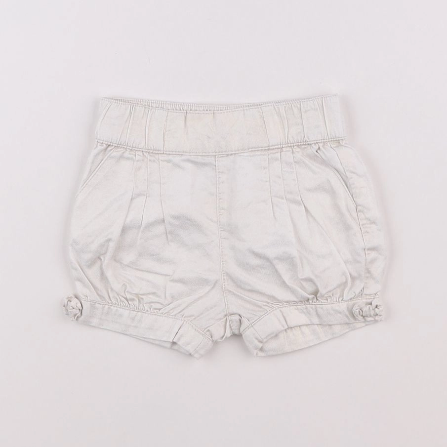 Vertbaudet - bloomer blanc, or - 3 mois