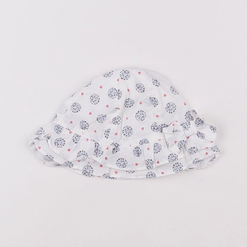 Absorba - chapeau blanc - 3/6 mois