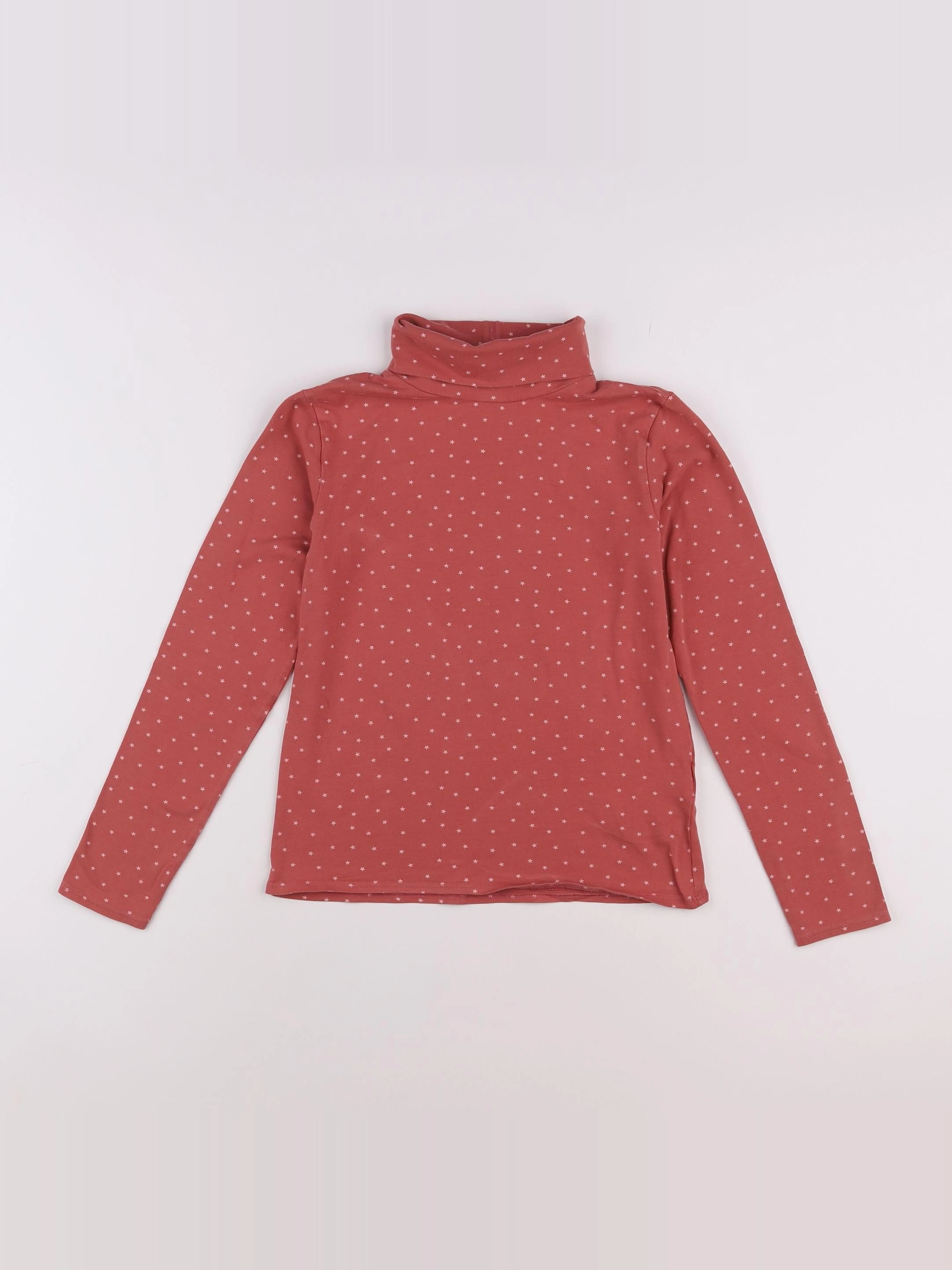 Vertbaudet - sous-pull rose - 10 ans