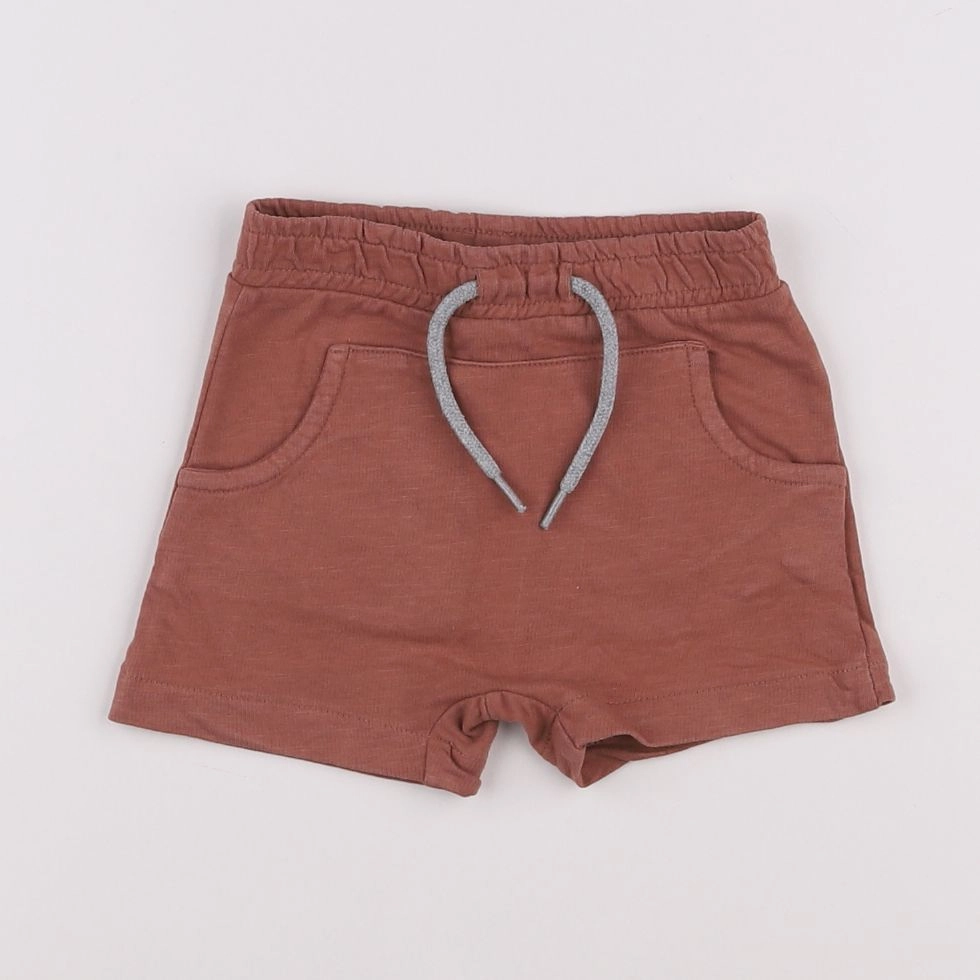 Vertbaudet - short marron - 9 mois