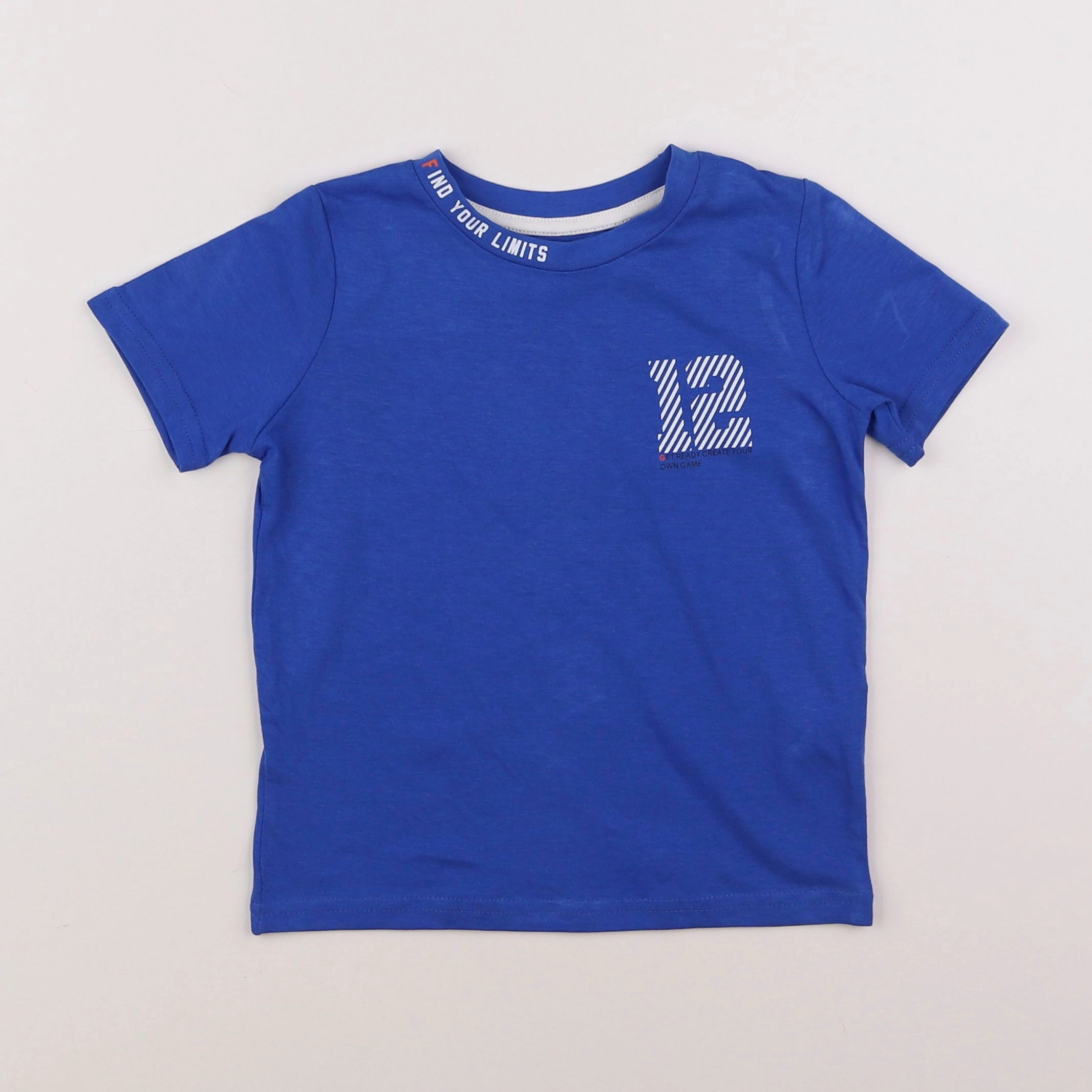 Vertbaudet - tee-shirt bleu - 3 ans