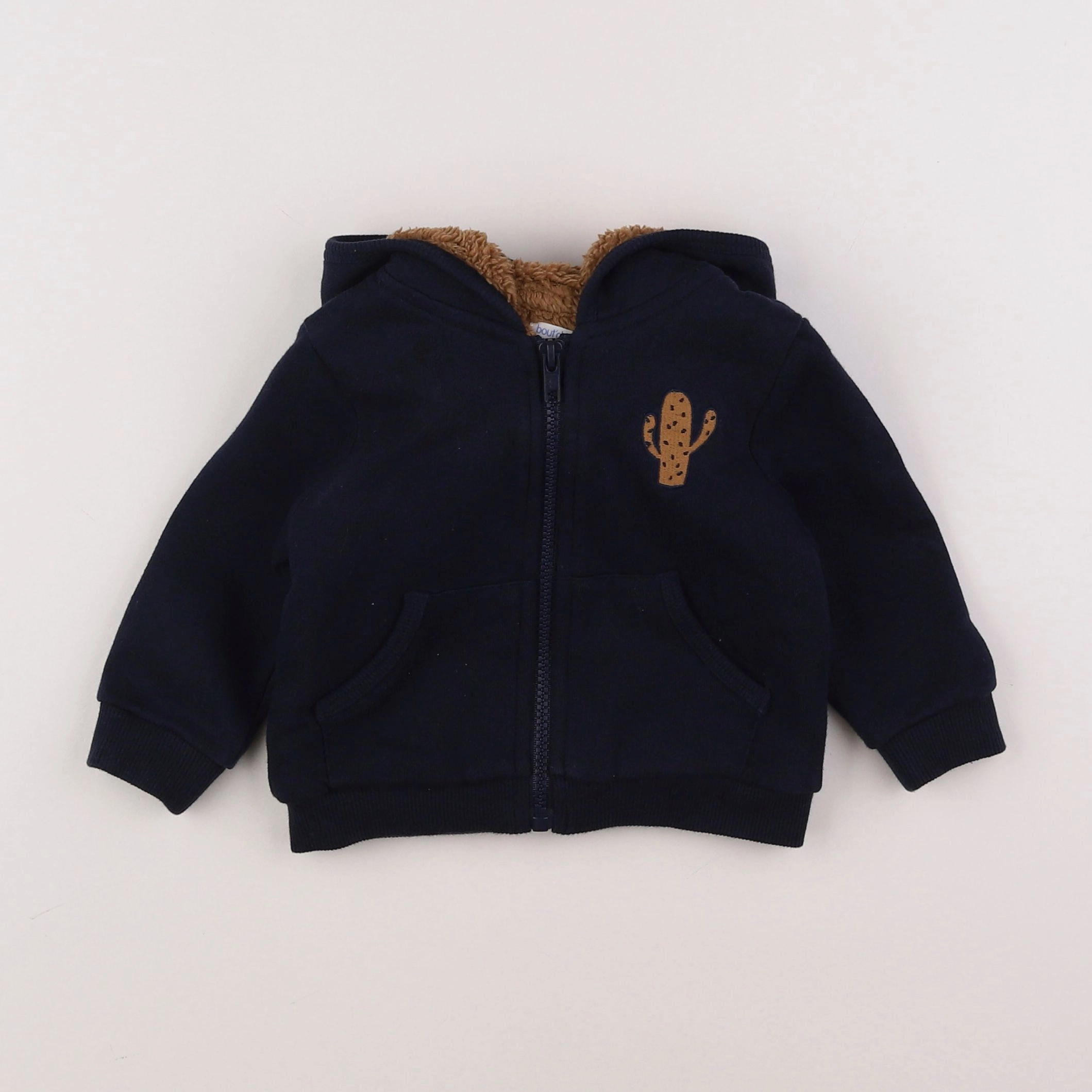 Boutchou - sweat bleu - 9 mois