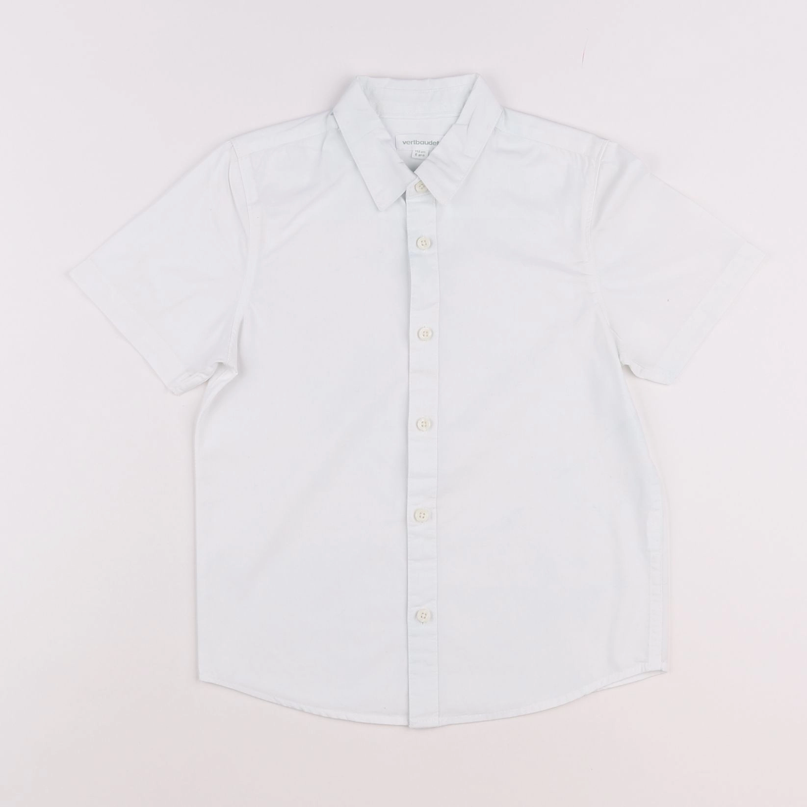 Vertbaudet - chemise blanc - 6 ans