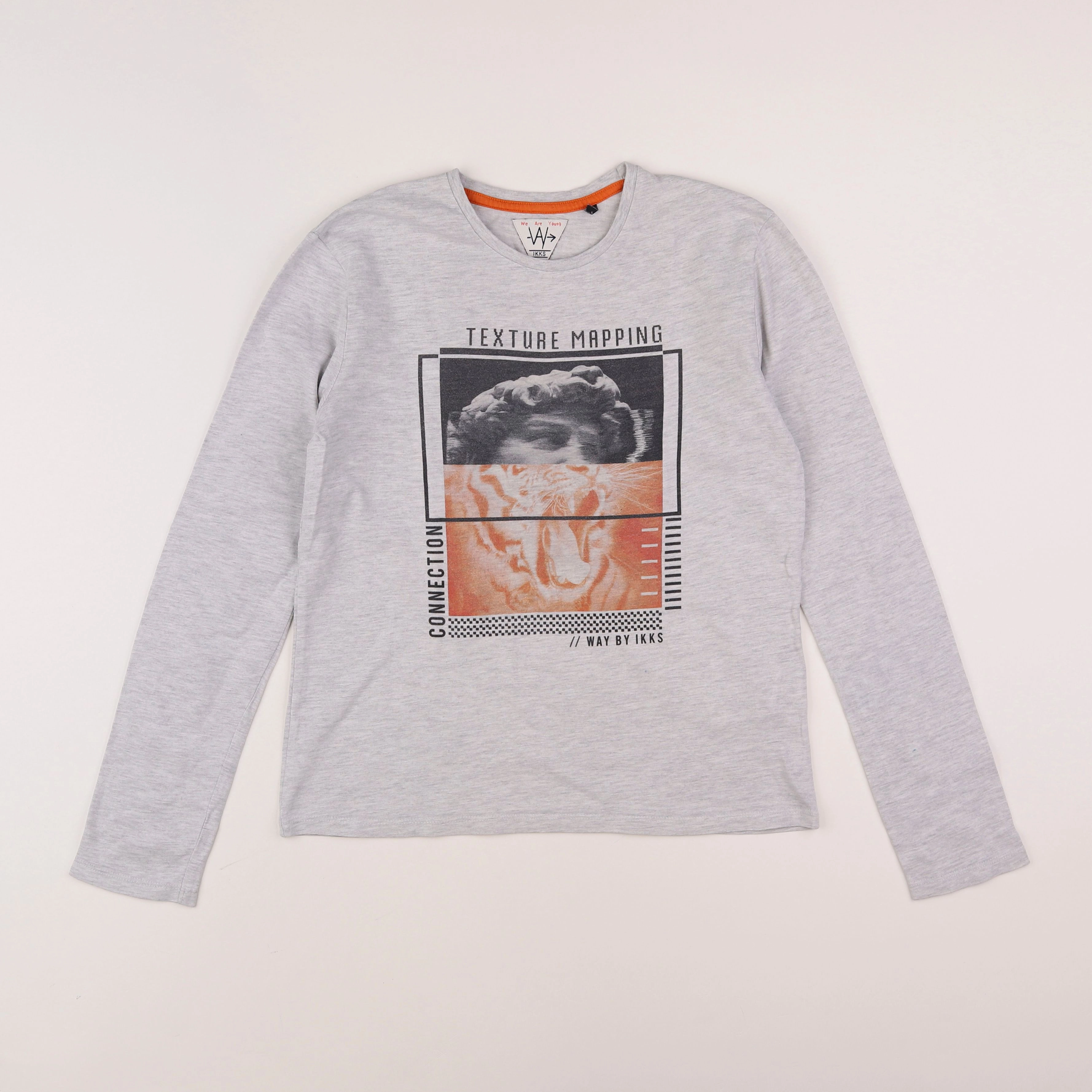 IKKS - tee-shirt gris - 12 ans