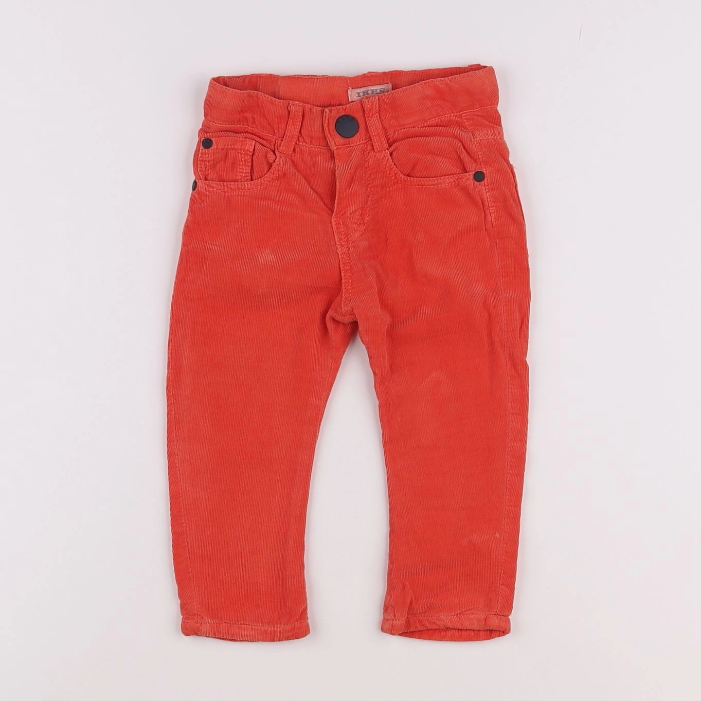 IKKS - pantalon orange - 12 mois