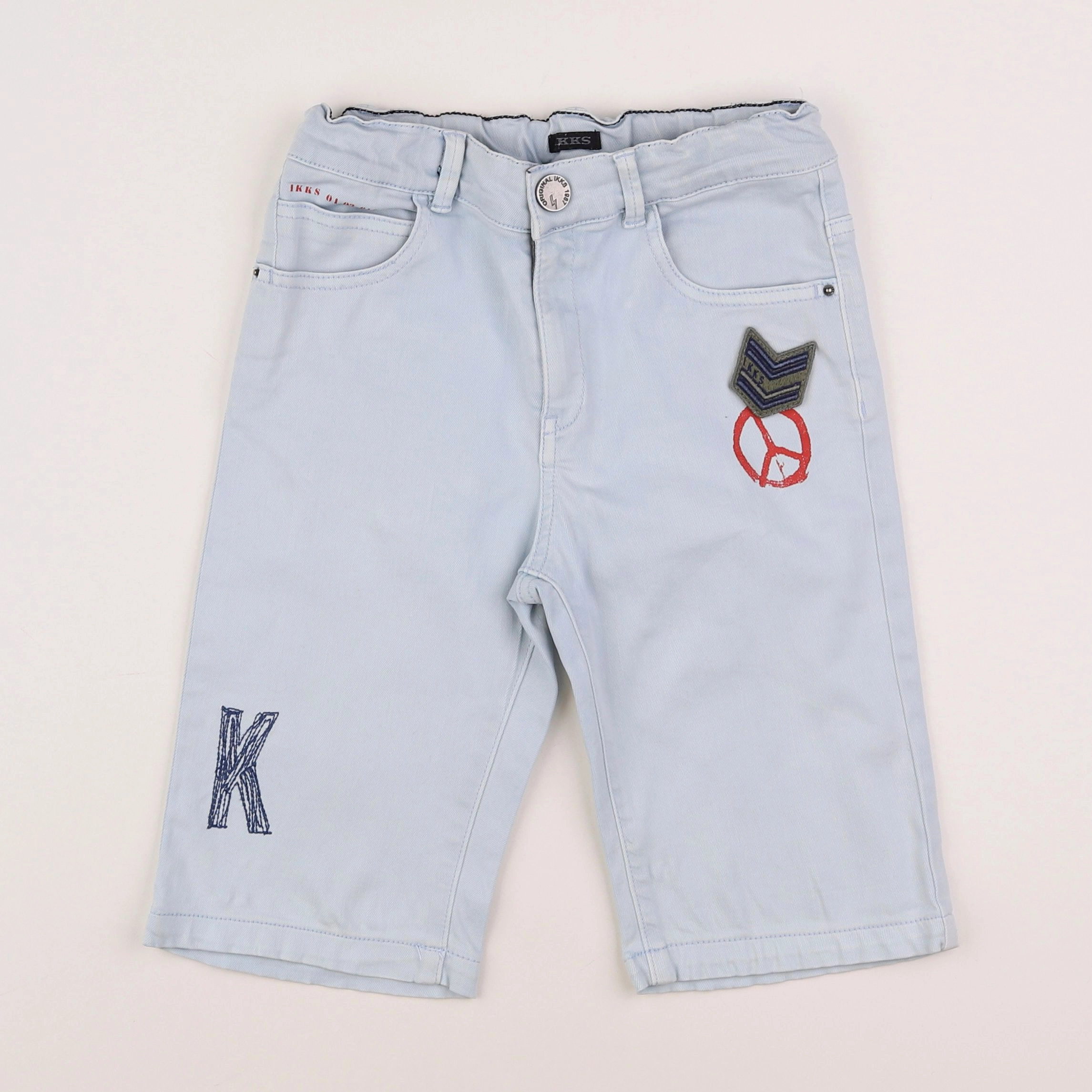 IKKS - short bleu - 10 ans