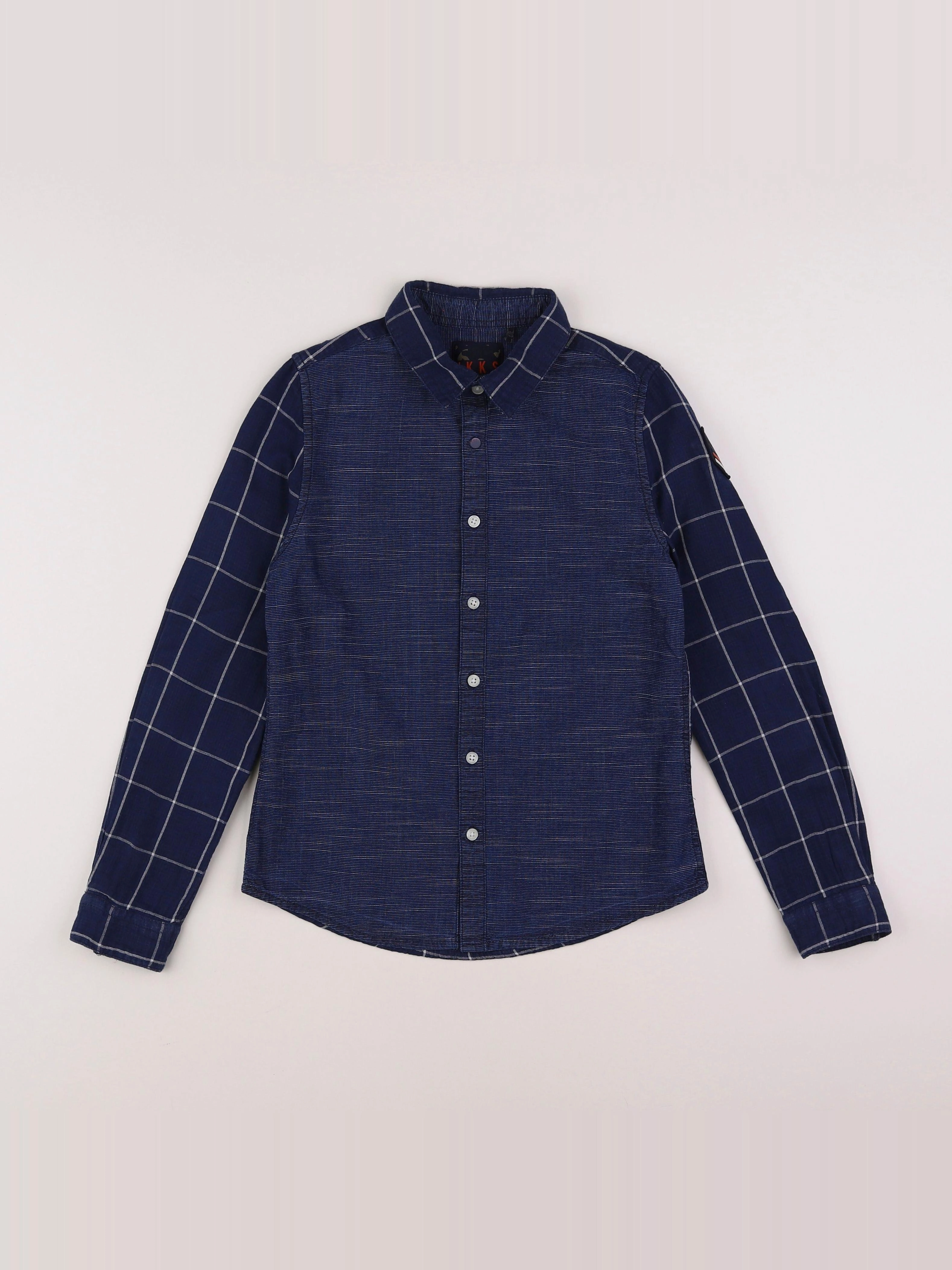 IKKS - chemise bleu - 10 ans