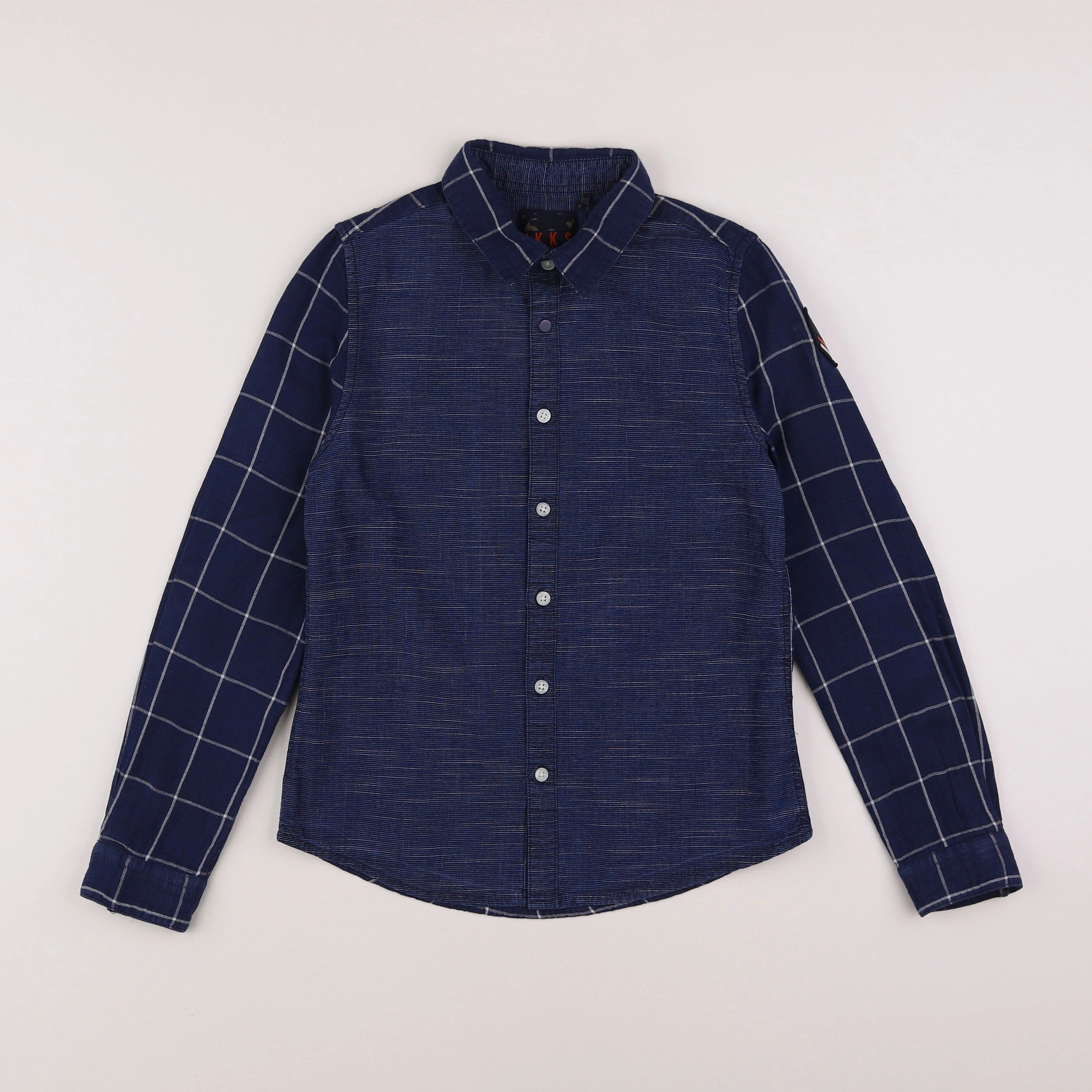 IKKS - chemise bleu - 10 ans