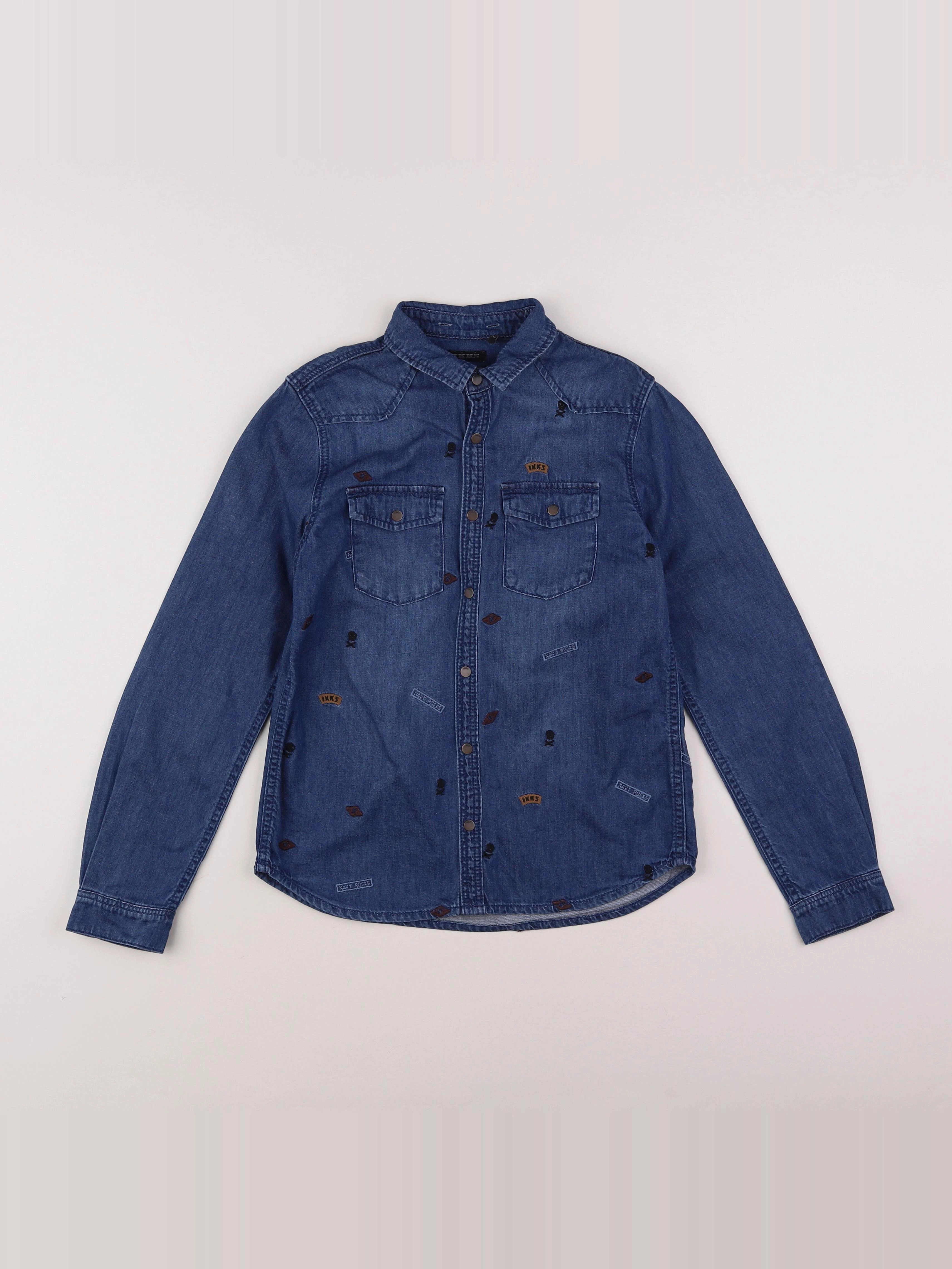 IKKS - chemise bleu -10 ans