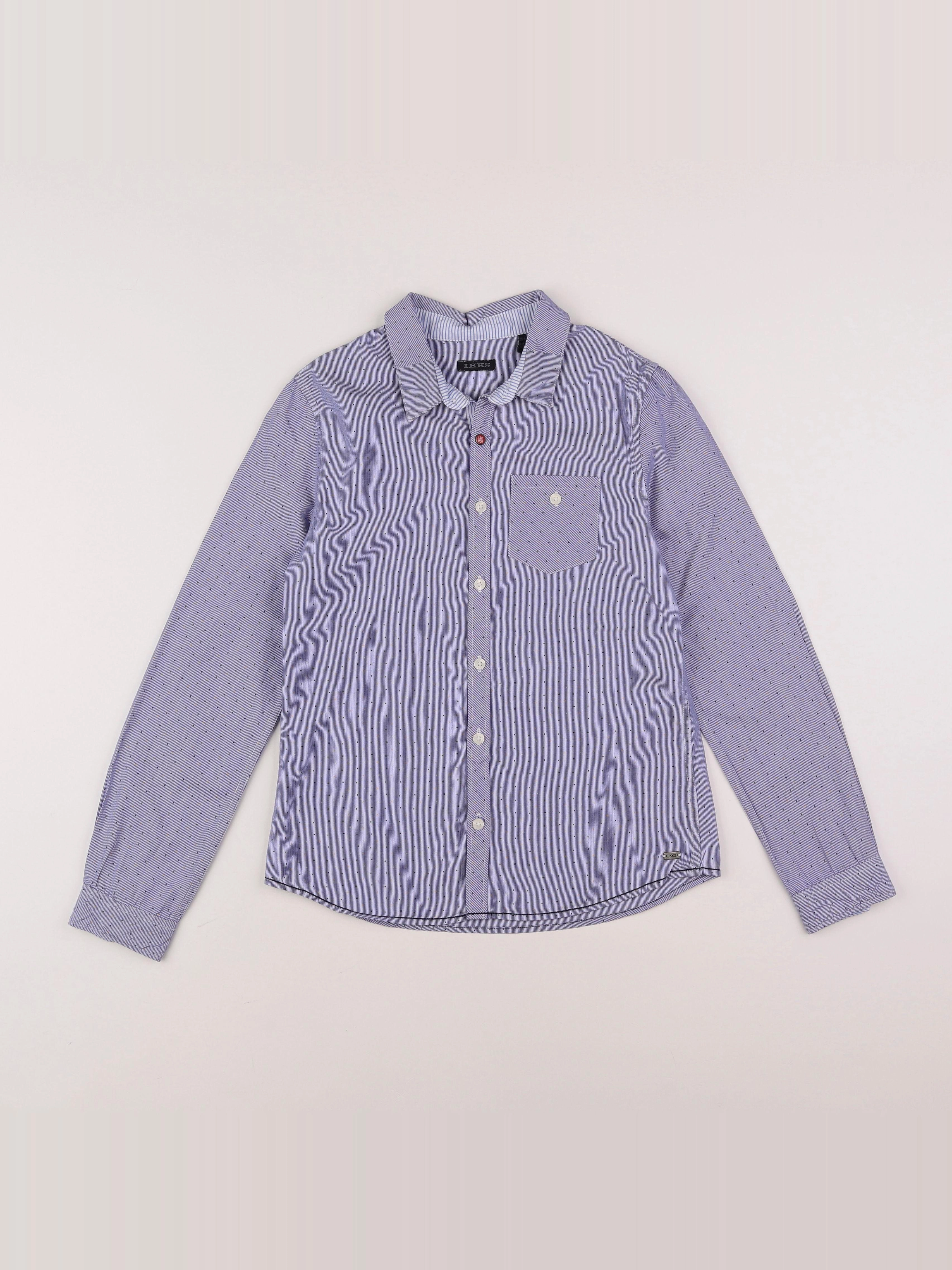 IKKS - chemise bleu - 10 ans