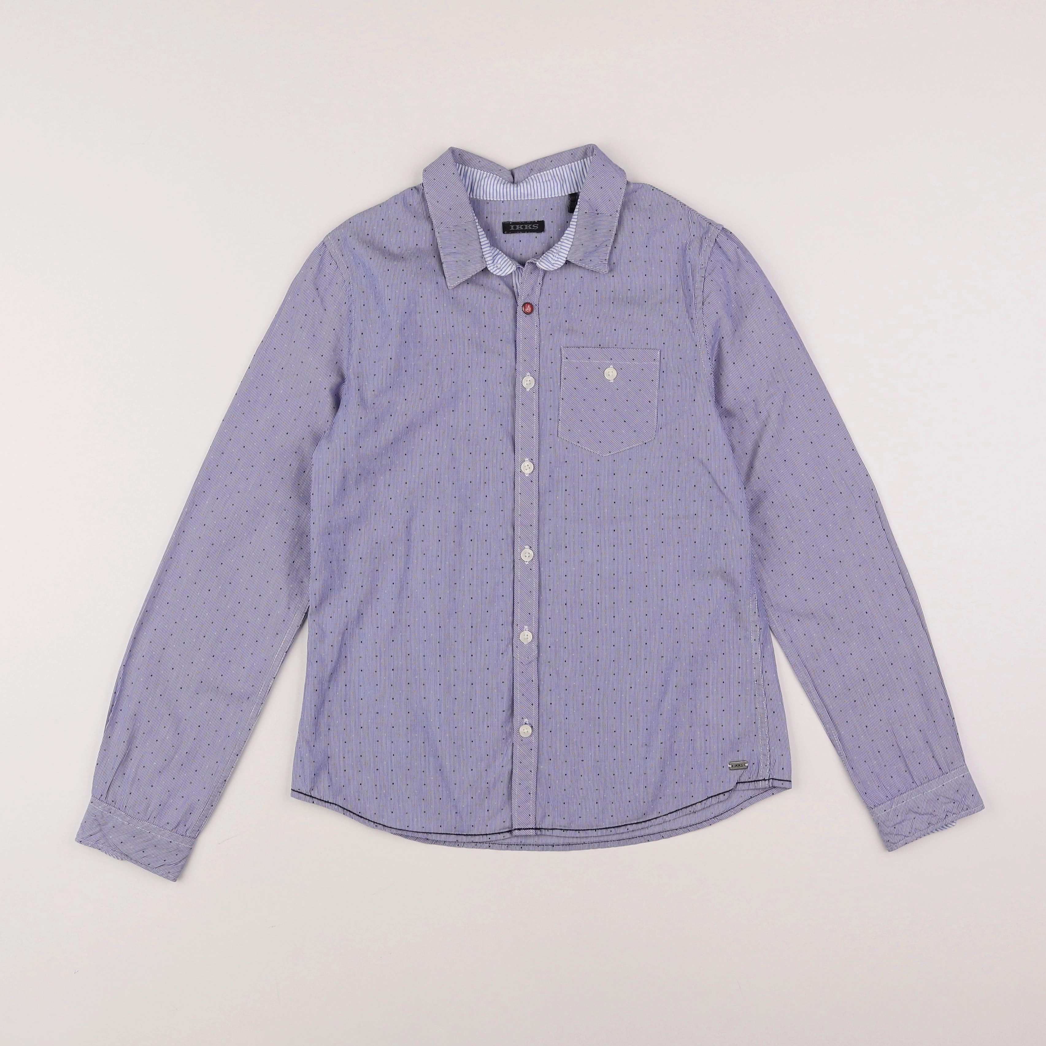 IKKS - chemise bleu - 10 ans