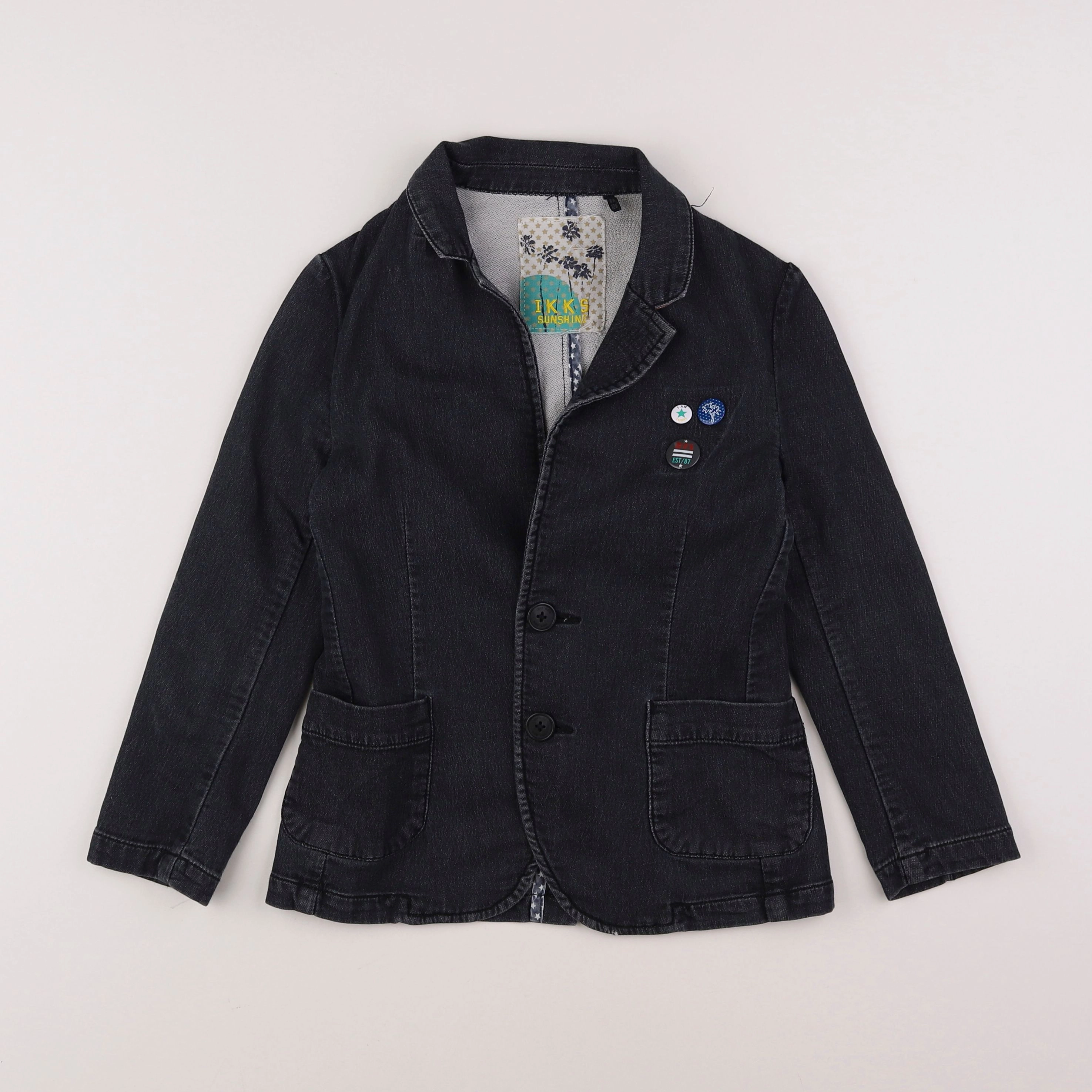 IKKS - veste gris - 8 ans