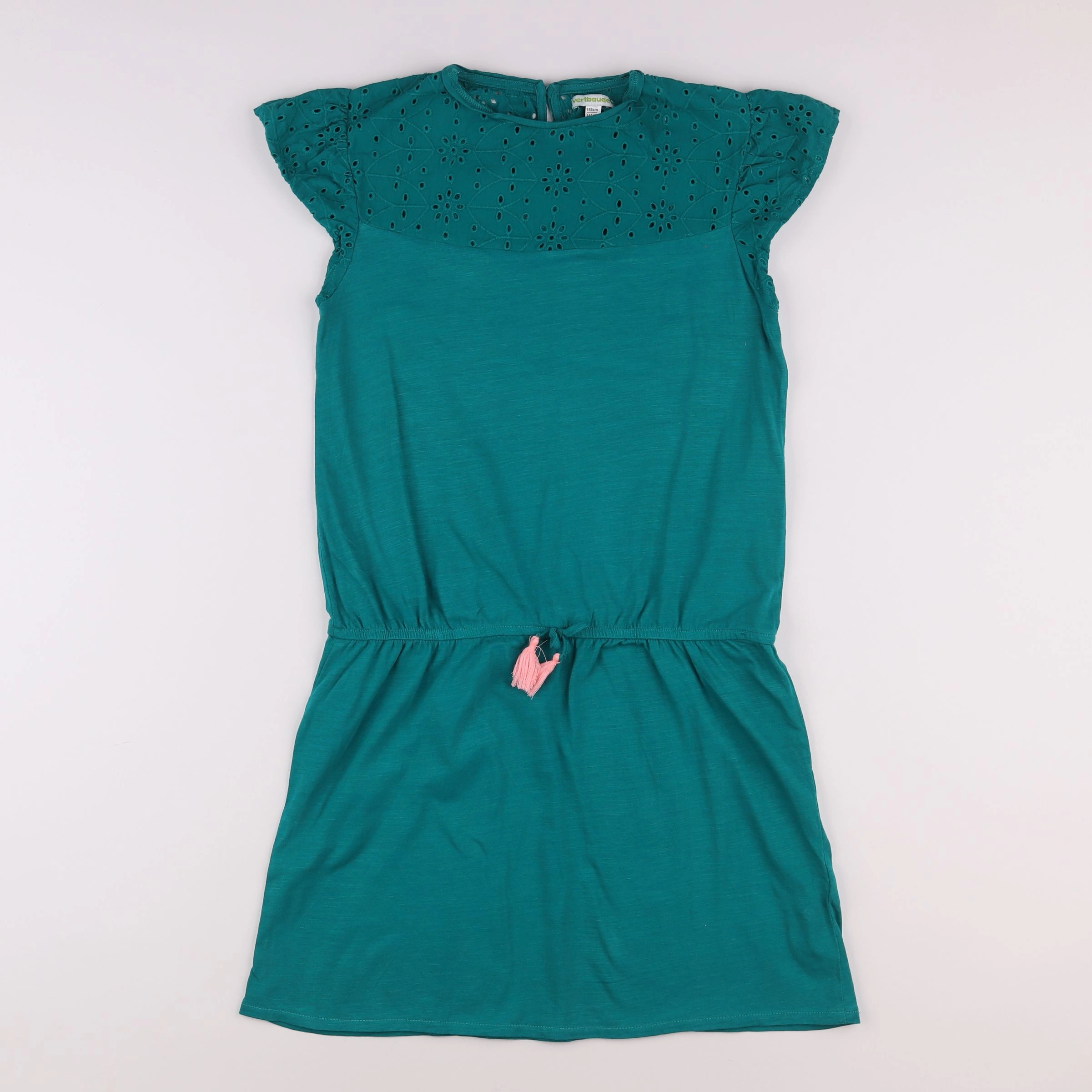 Vertbaudet - robe vert - 14 ans