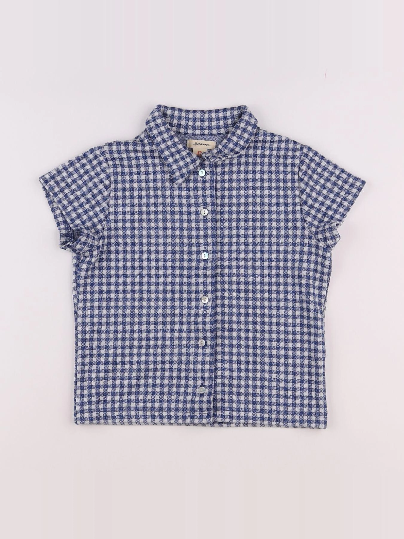 Bellerose - chemise bleu - 6 ans
