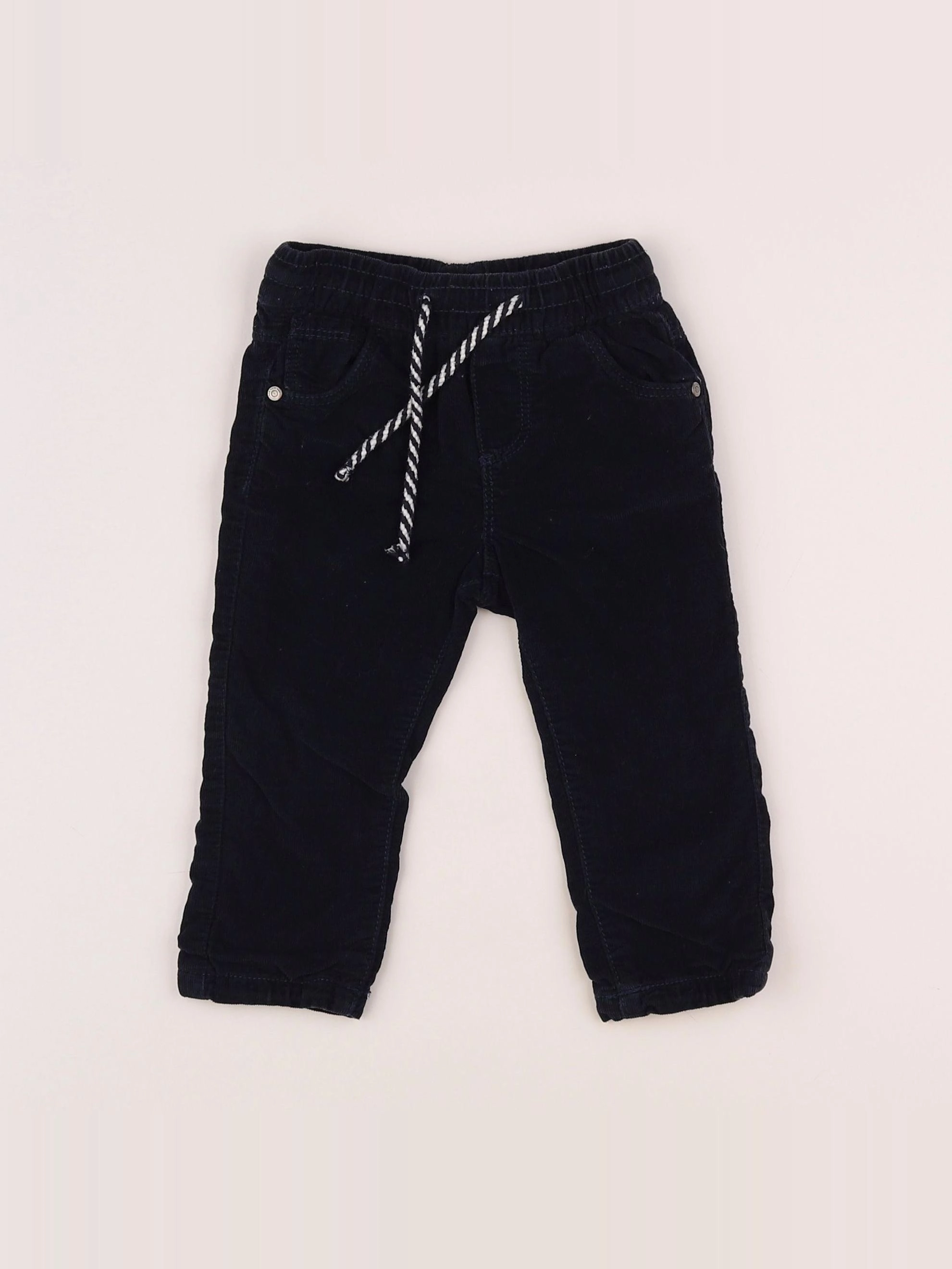 Tape à l'oeil - pantalon bleu - 12 mois