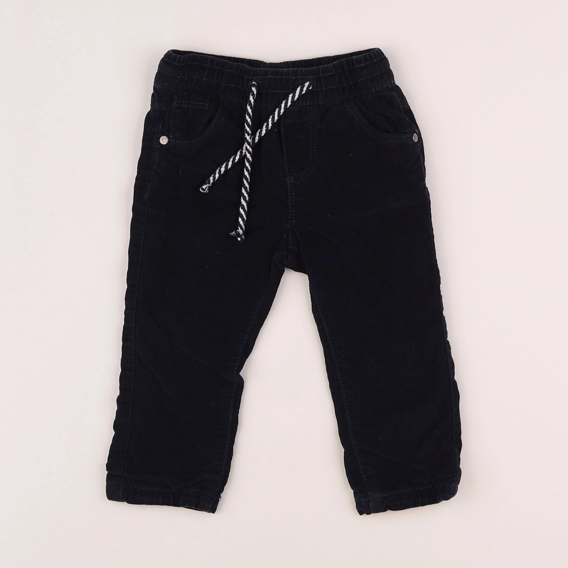 Tape à l'oeil - pantalon bleu - 12 mois