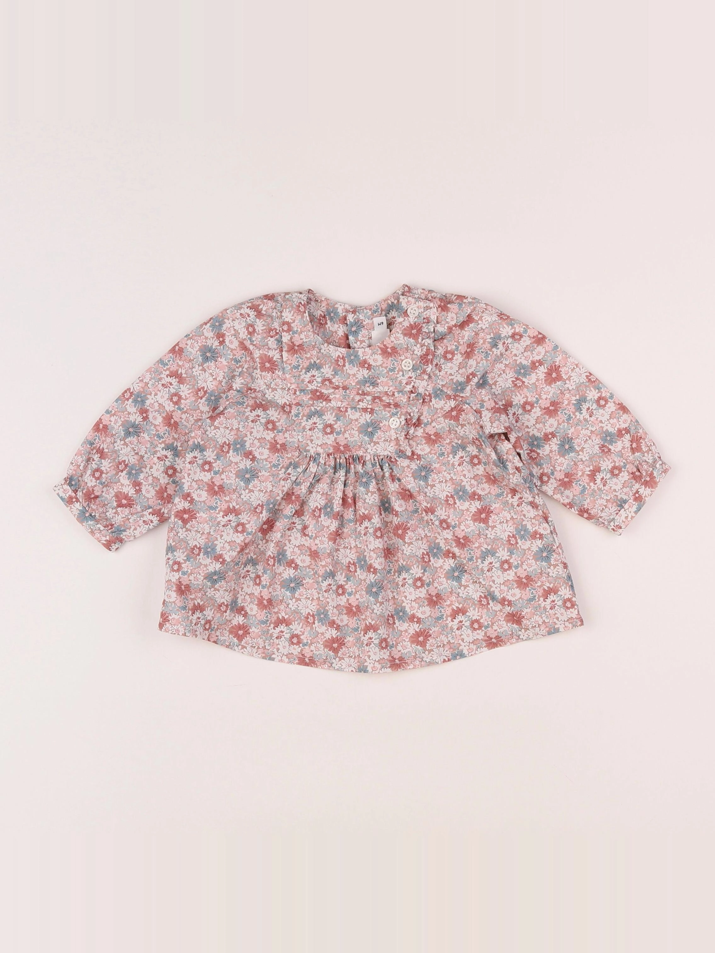 Bonpoint - blouse rose - 6 mois