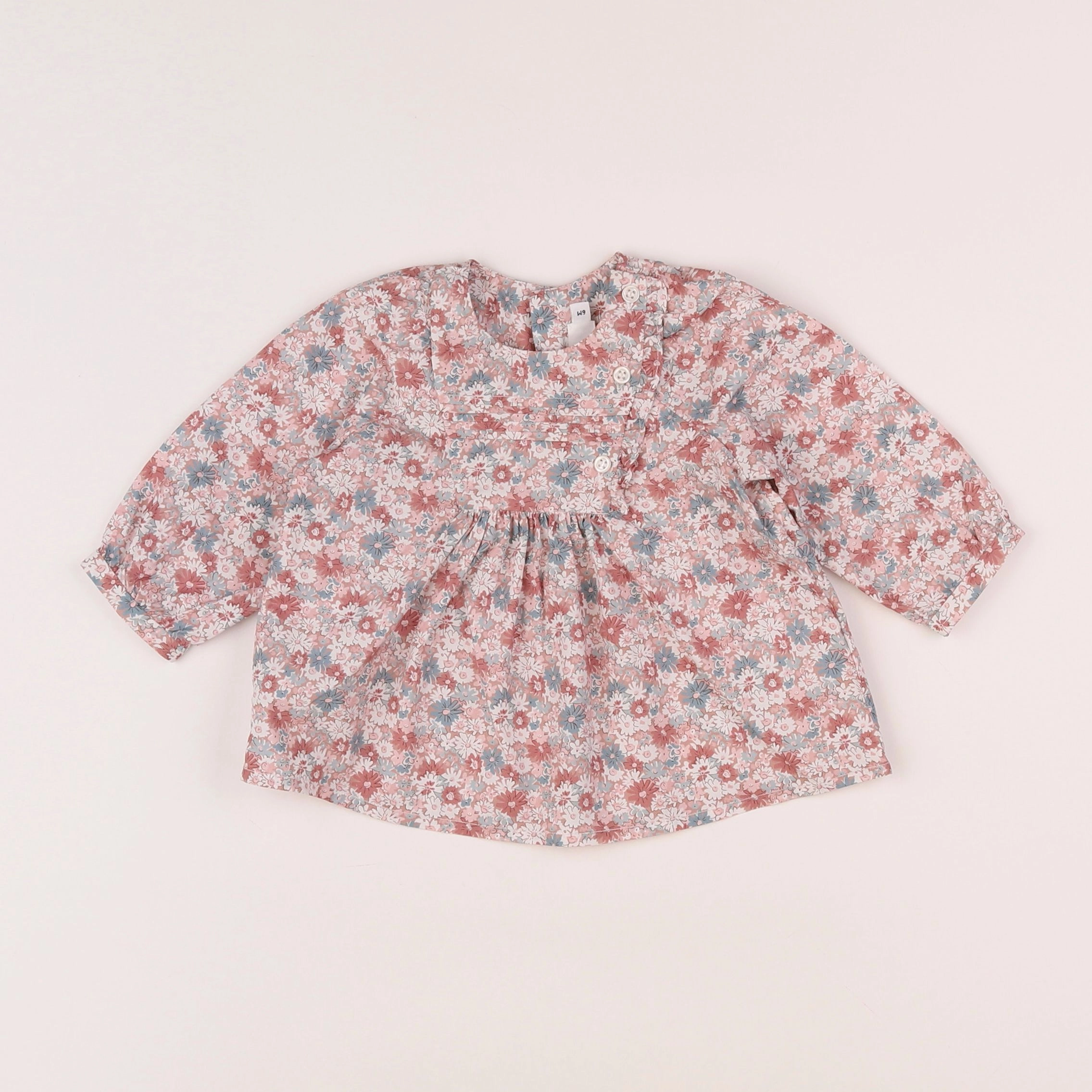 Bonpoint - blouse rose - 6 mois