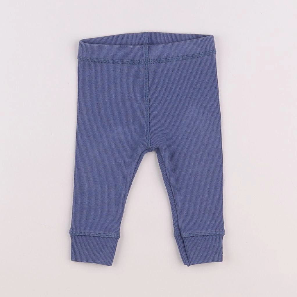 Zara - legging bleu - 3/6 mois