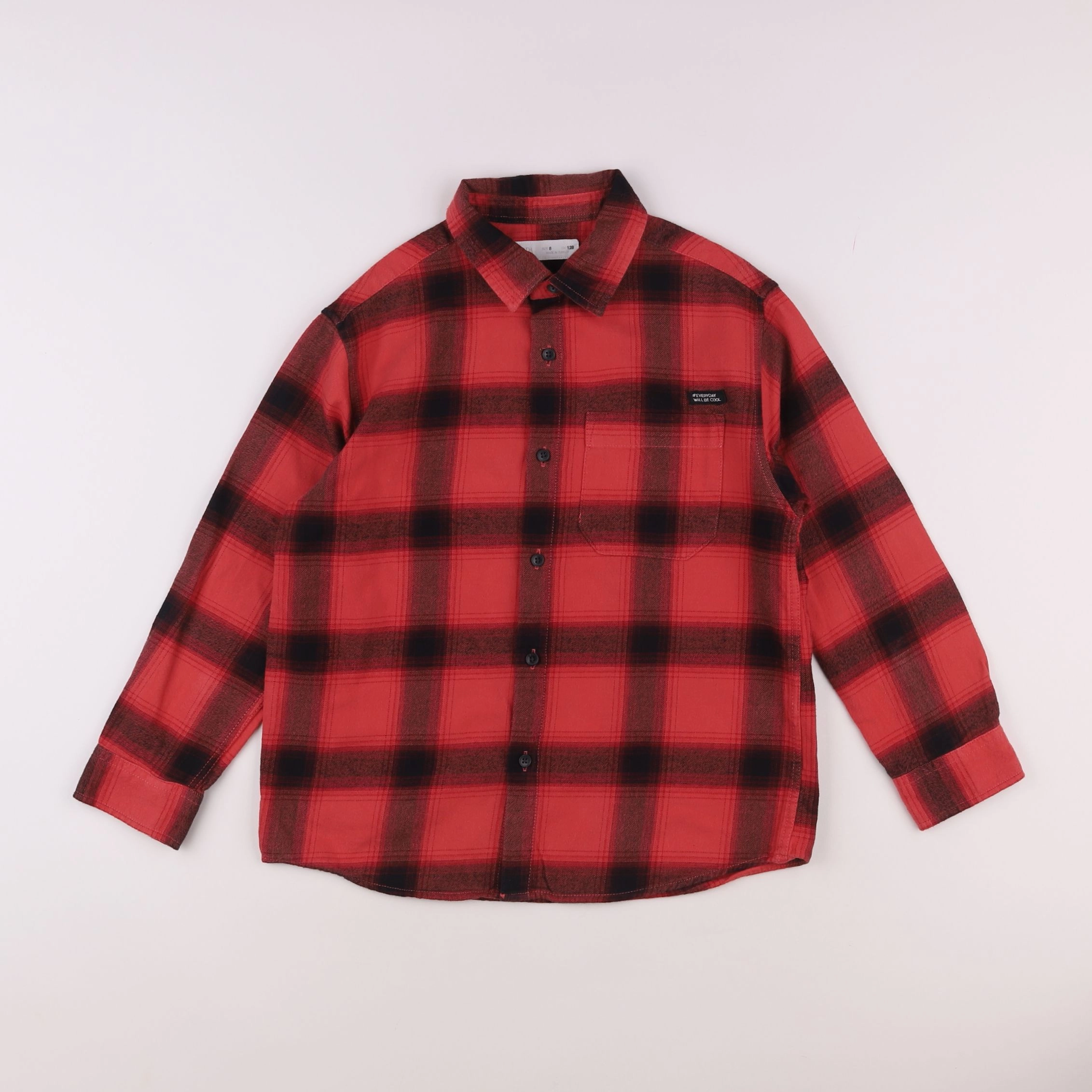 Zara - chemise rouge - 8 ans