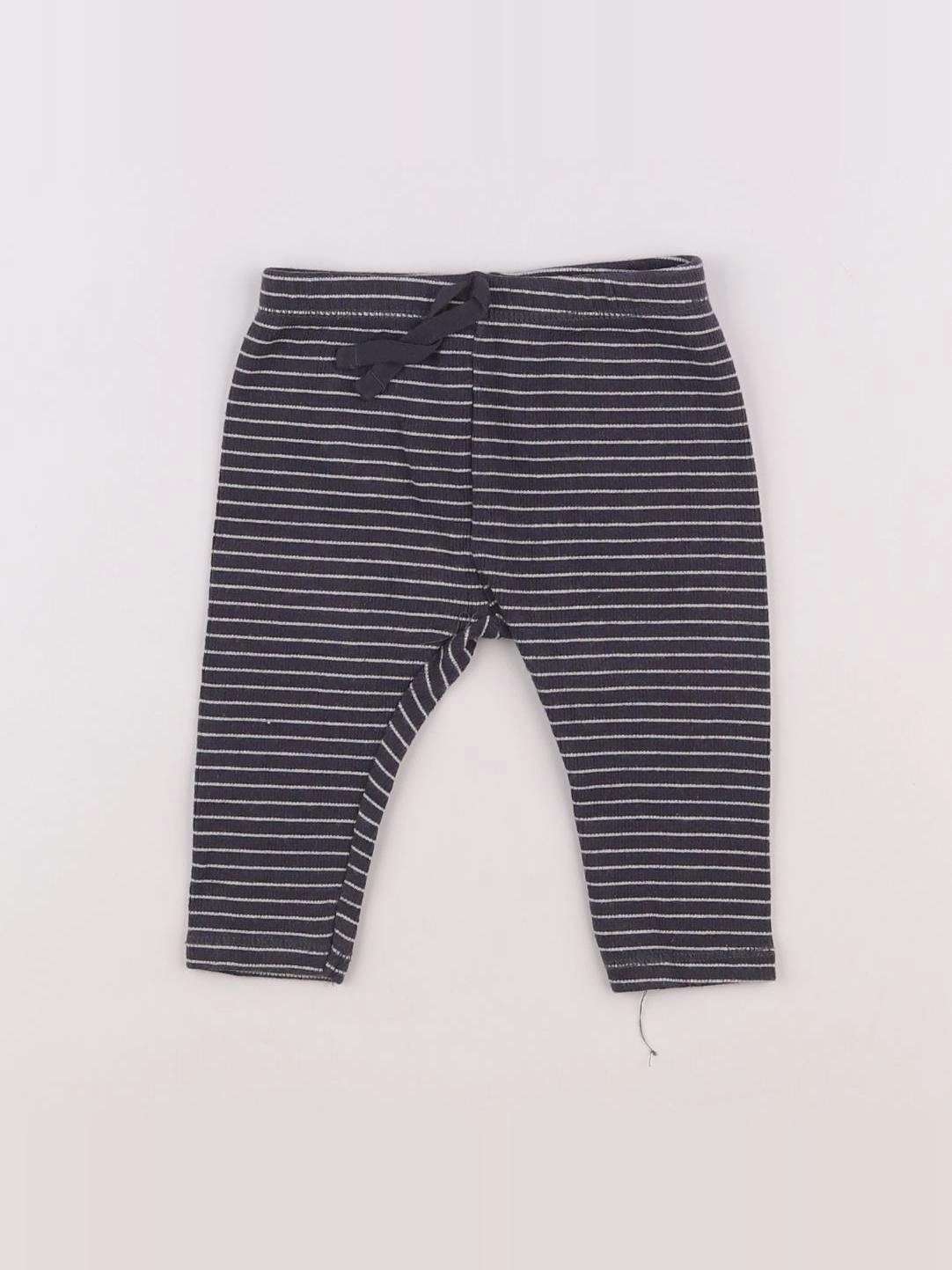Zara - legging gris - 3/6 mois
