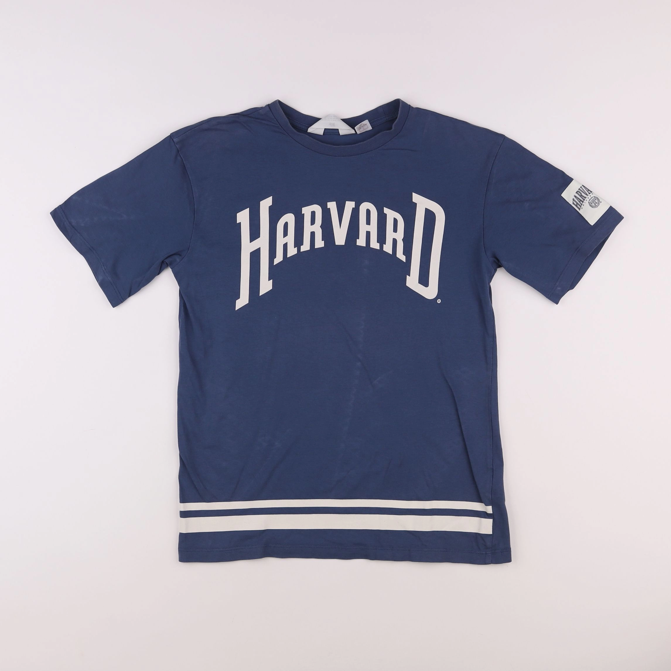 H&M - tee-shirt bleu - 8/10 ans