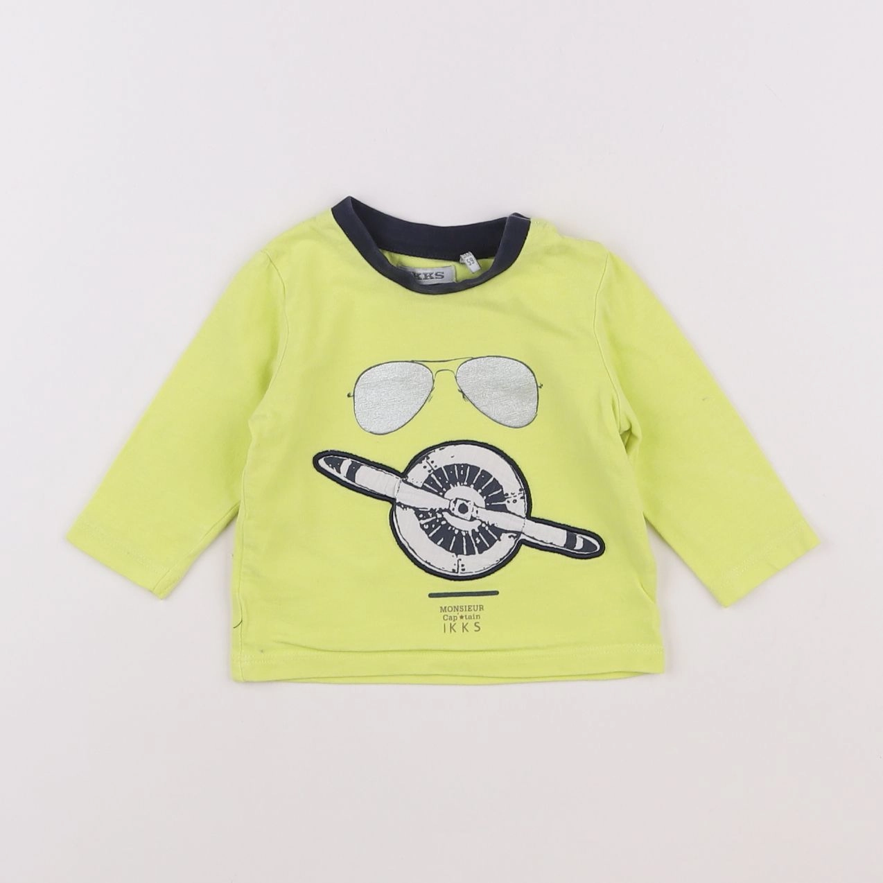 IKKS - tee-shirt jaune - 3 mois