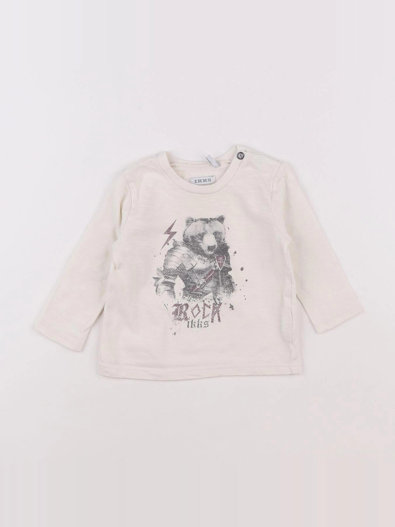 IKKS - tee-shirt blanc - 6 mois