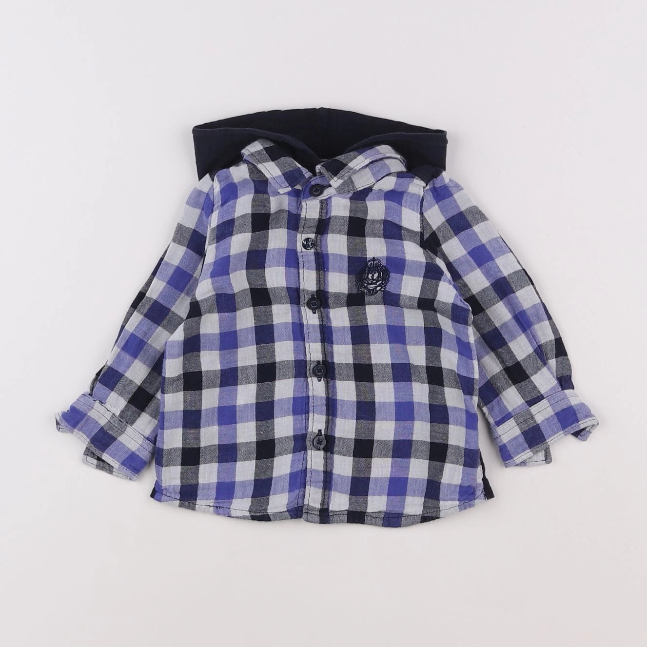IKKS - chemise bleu - 6 mois