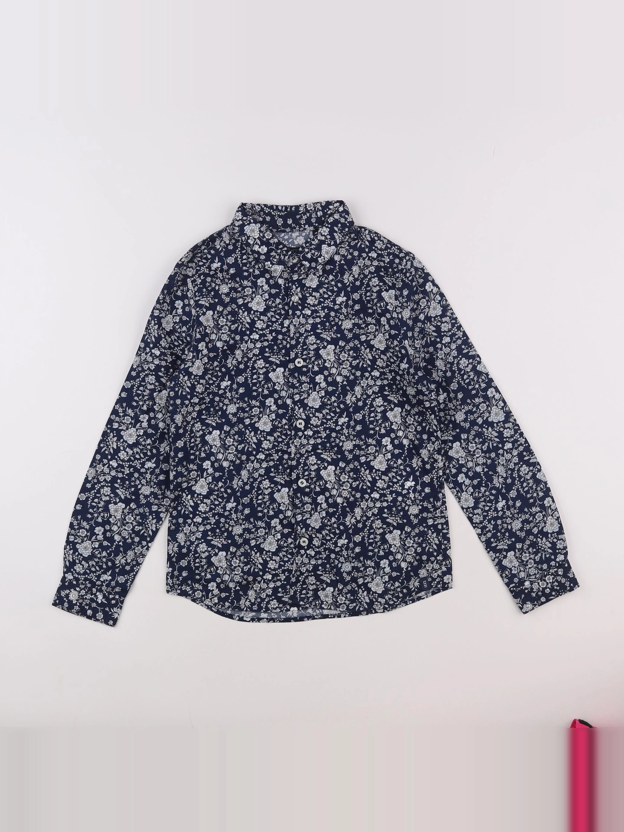 IKKS - chemise blanc, bleu - 8 ans