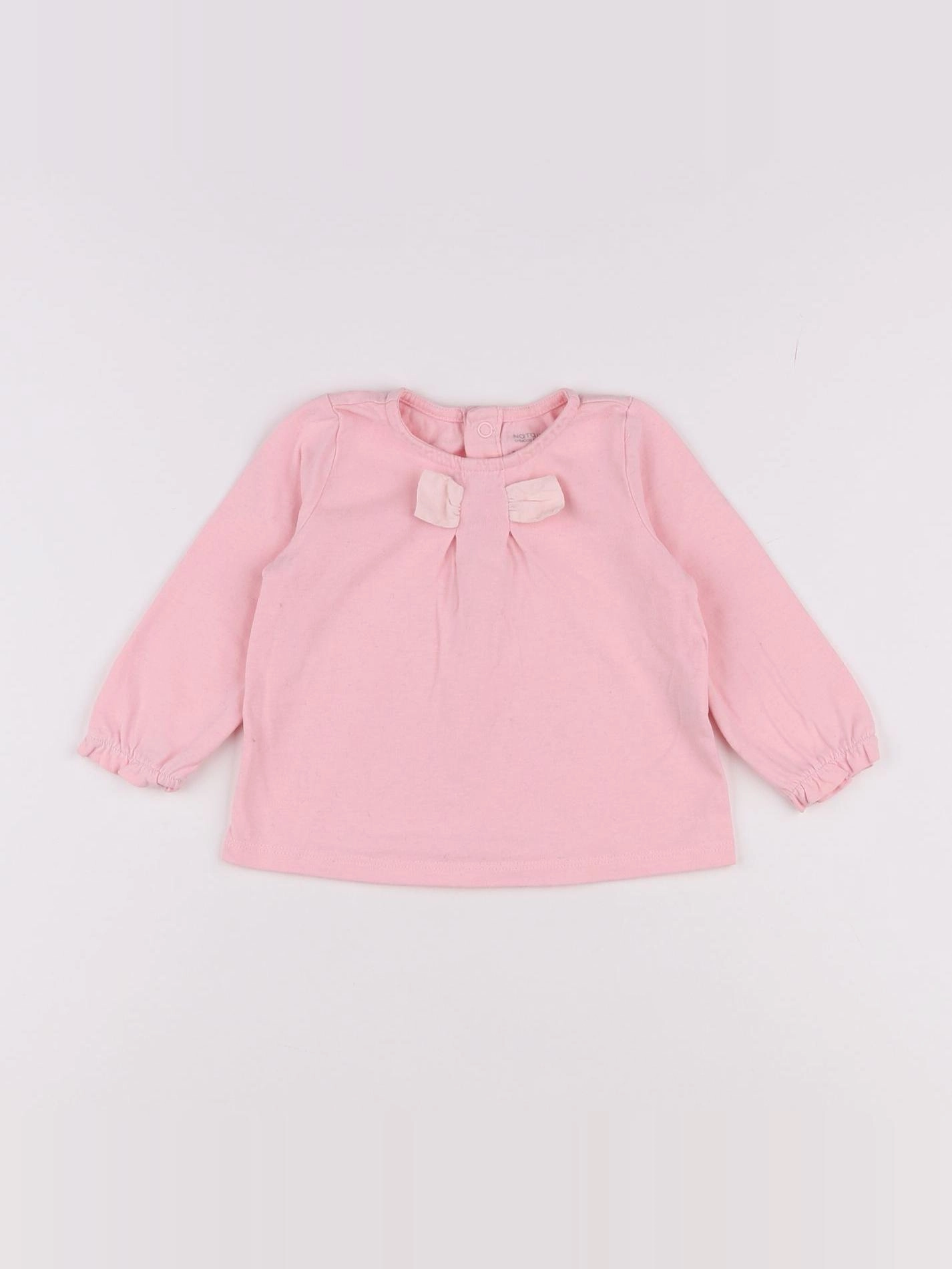 Natalys - tee-shirt rose - 9 mois