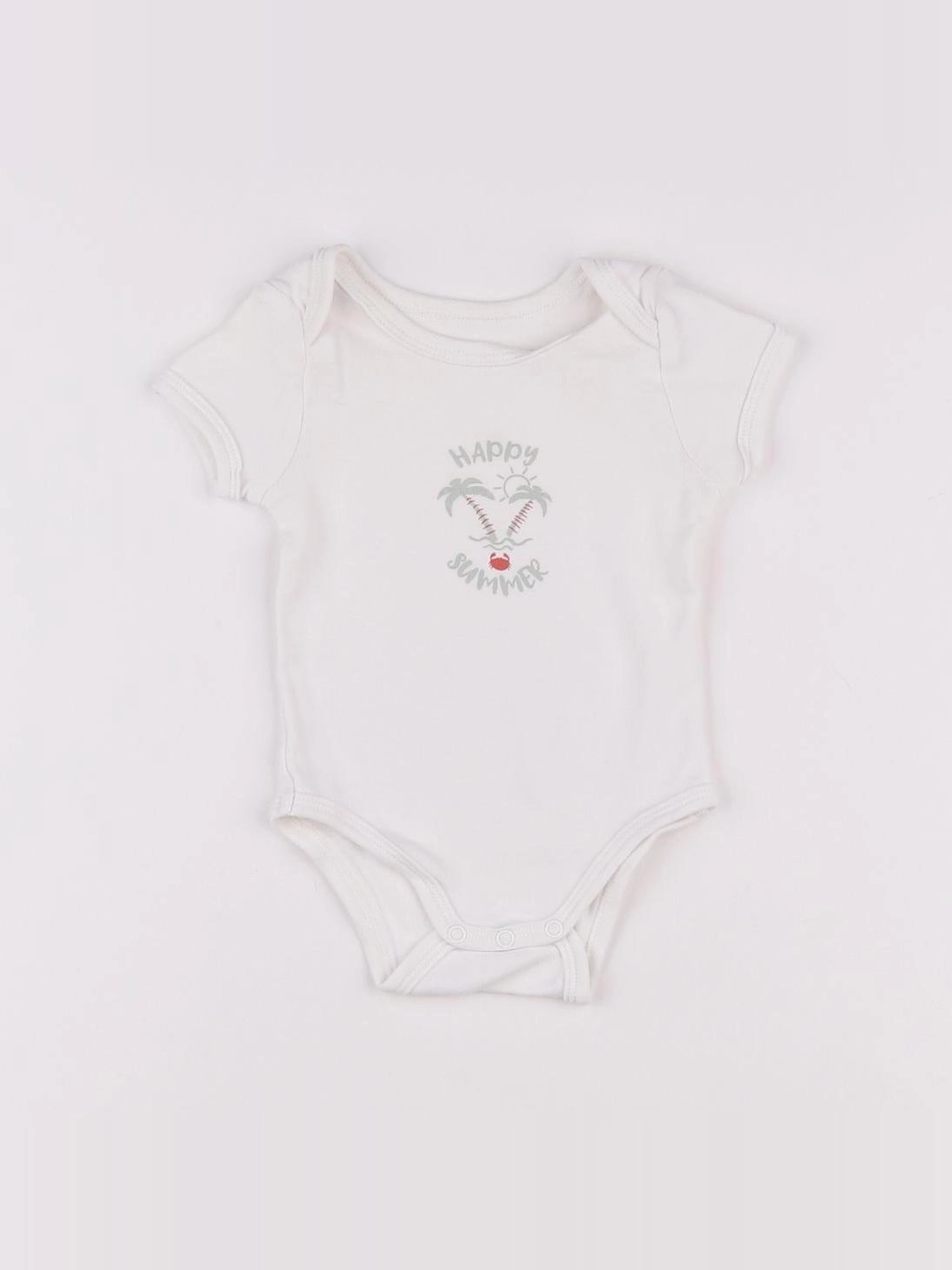 Vertbaudet - body blanc - 3 mois