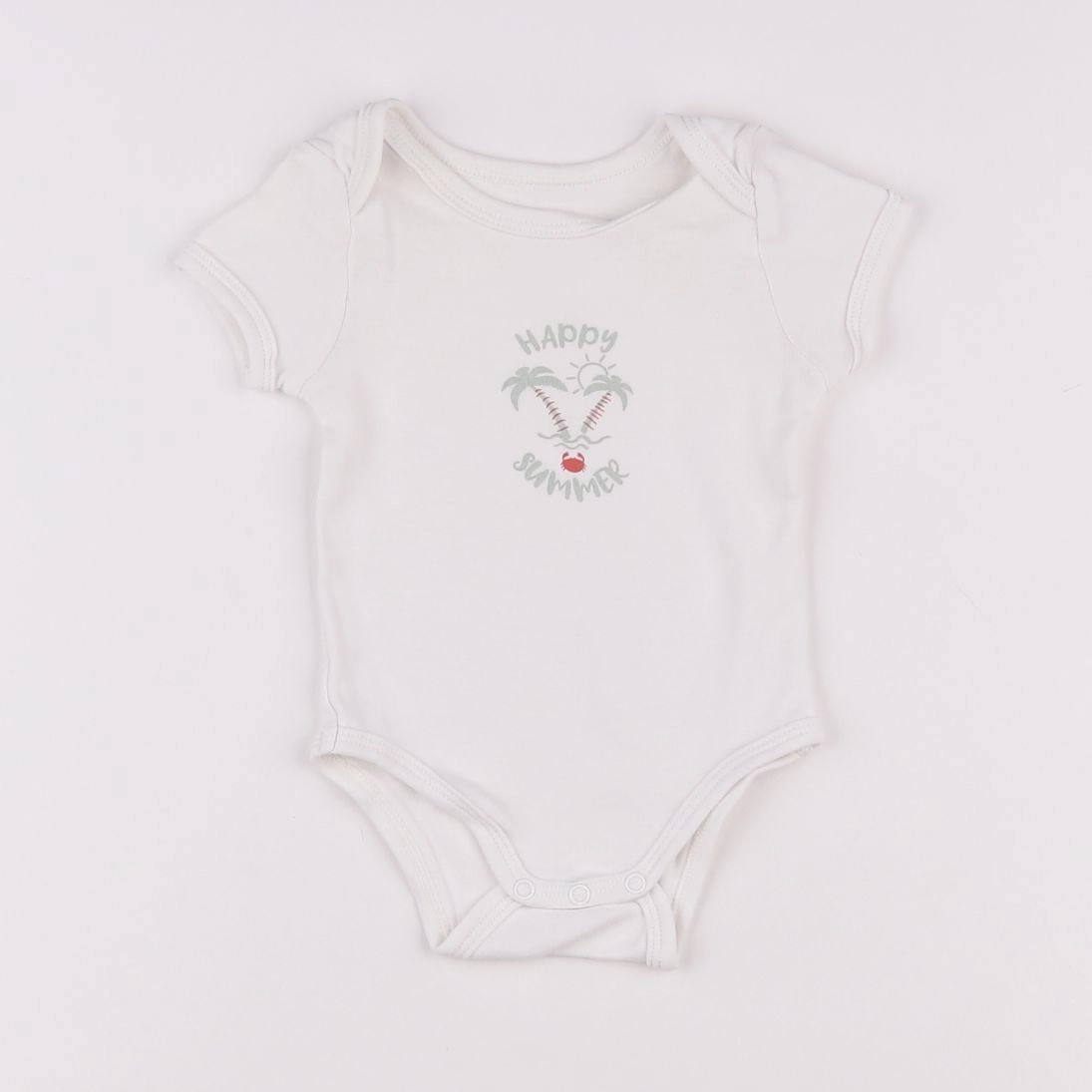 Vertbaudet - body blanc - 3 mois