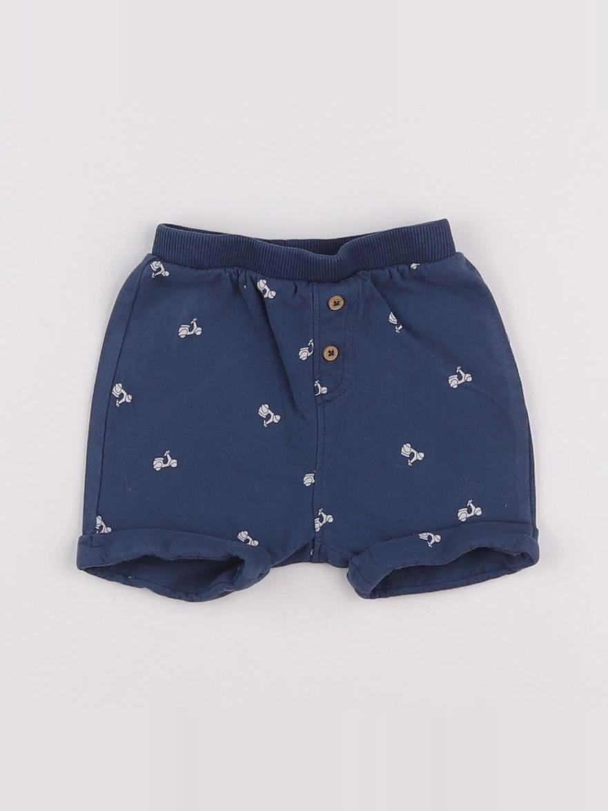 Vertbaudet - short bleu - 3 mois